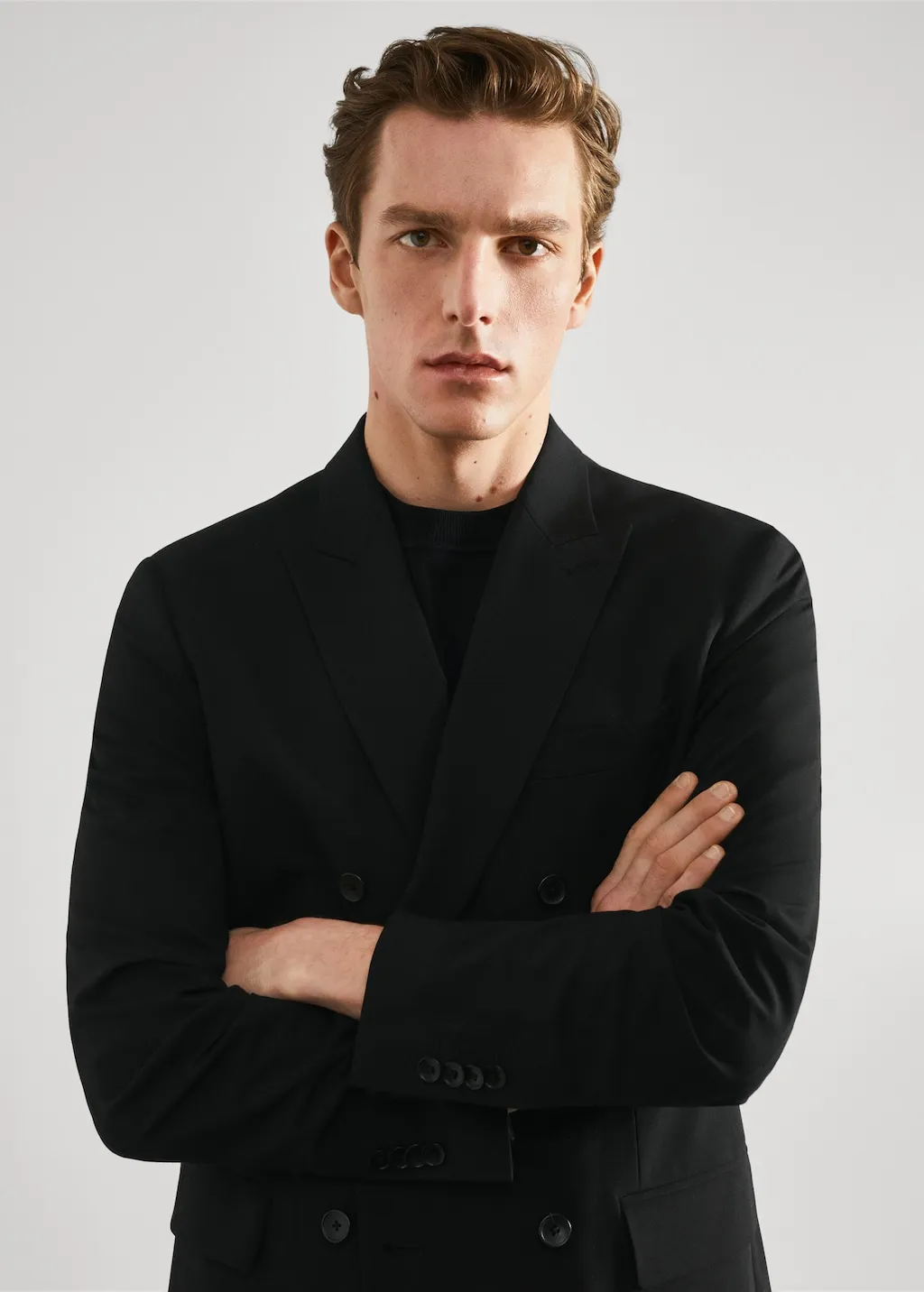 Giacca completo slim fit incrociata