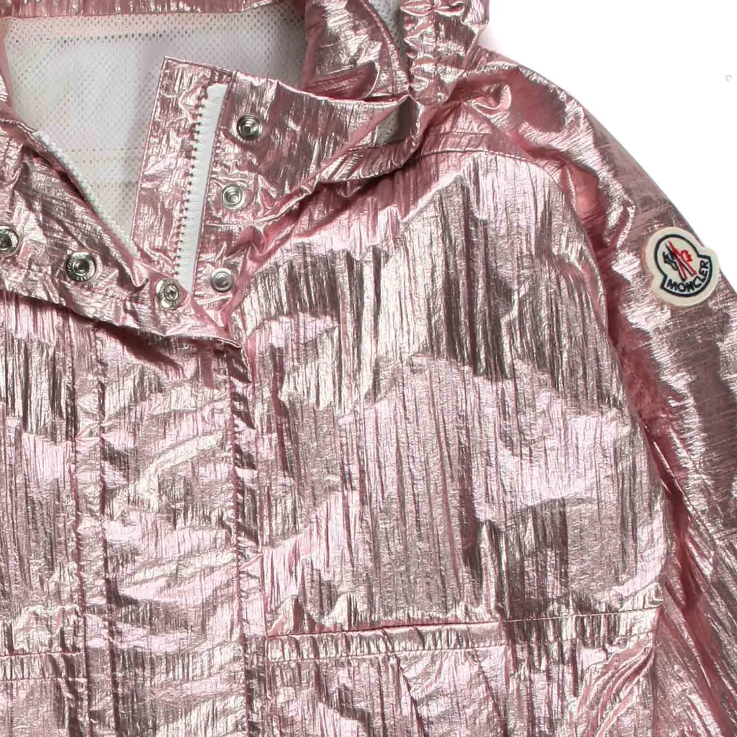 Giacca Impermeabile Metal Rosa