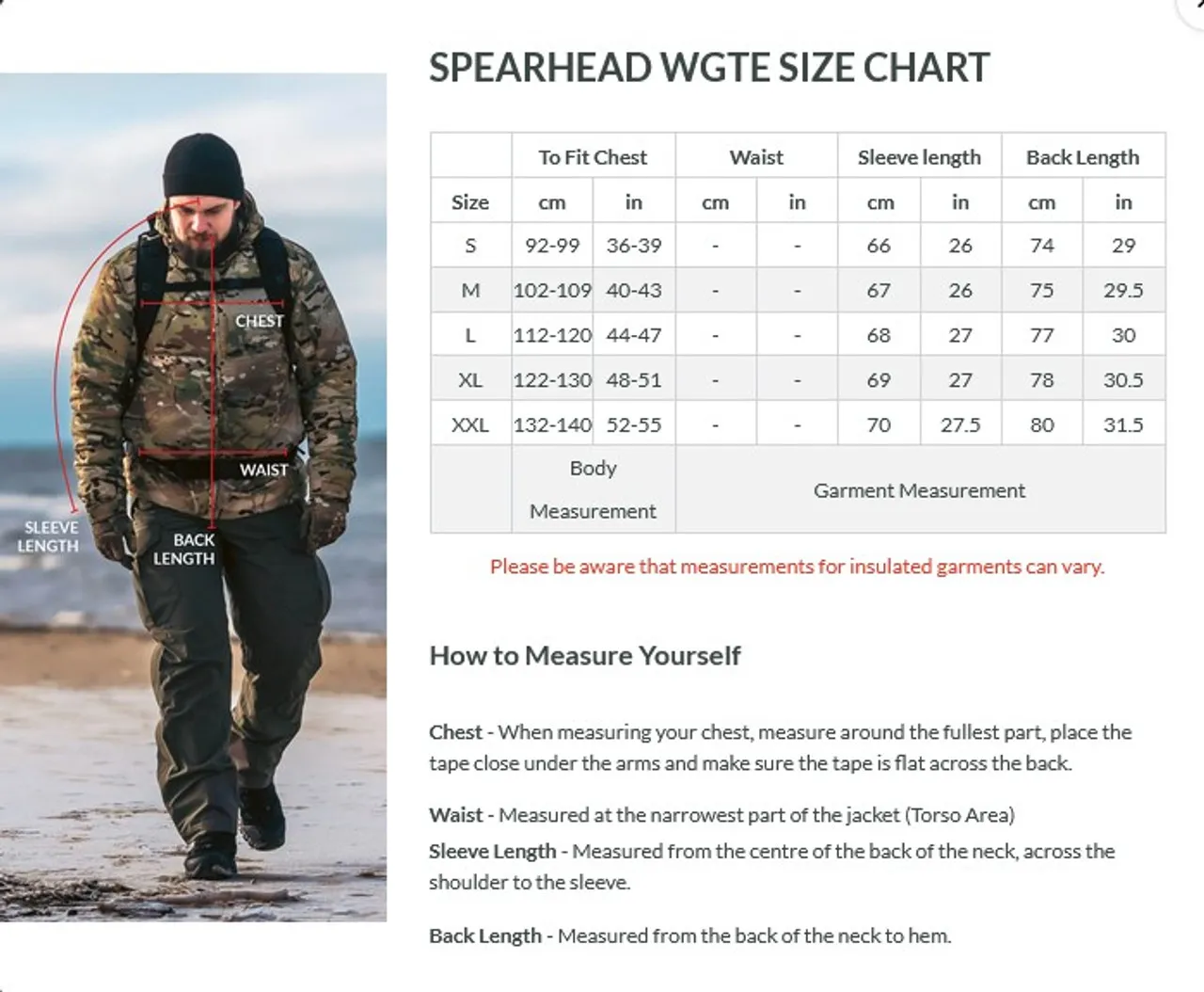 Giacca isolante Snugpak Spencehead conforme a taa