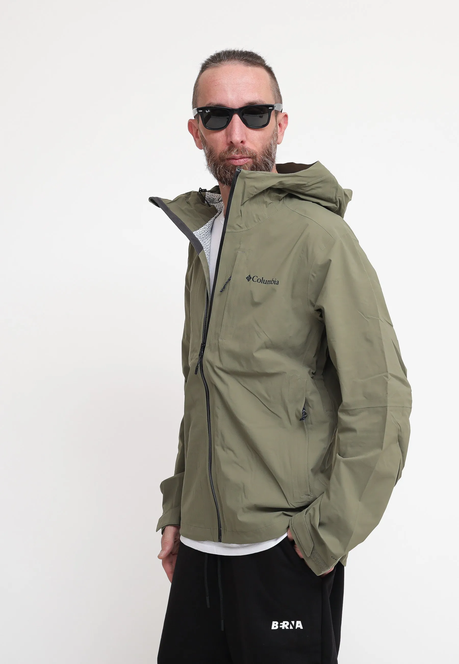 Giacca shell impermeabile Ampli-Dry - Stone Green