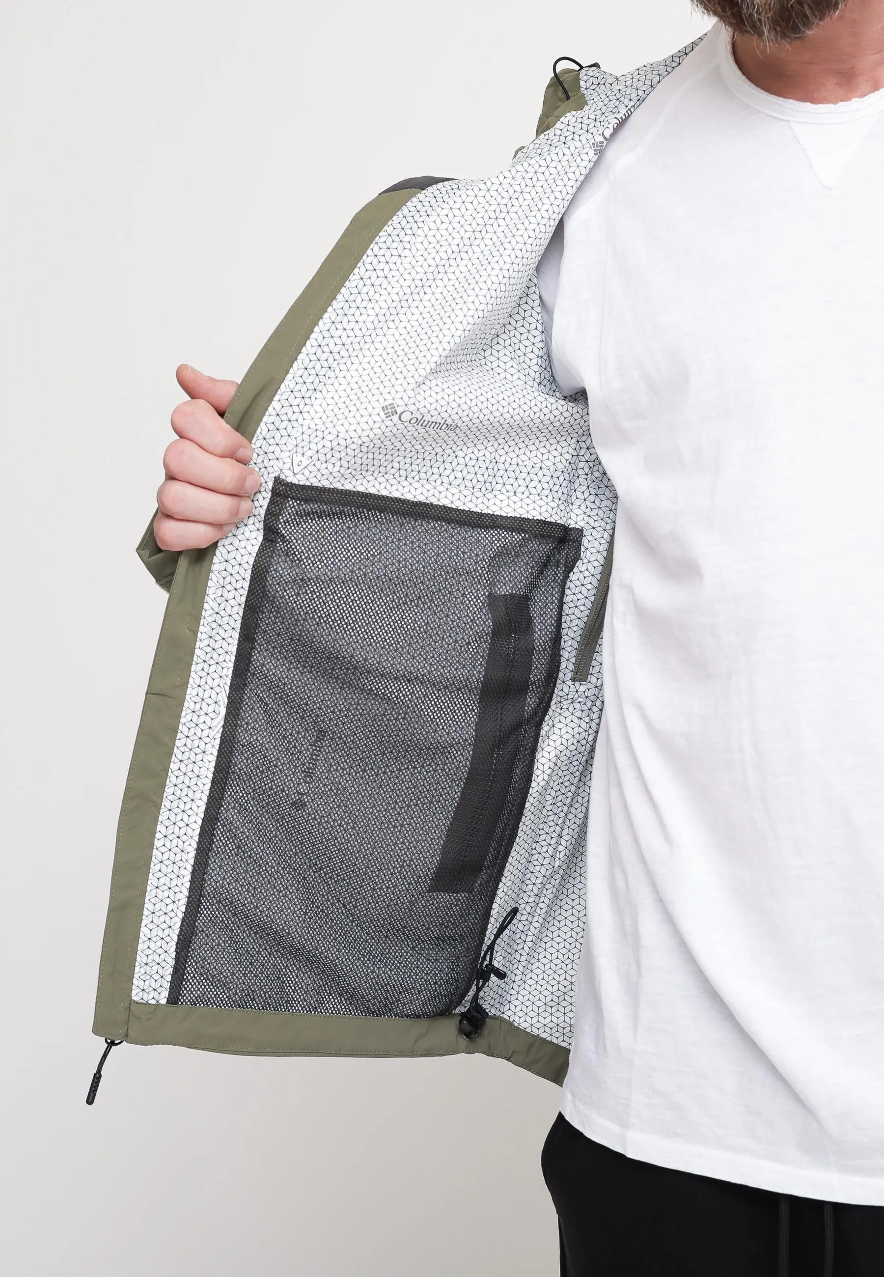 Giacca shell impermeabile Ampli-Dry - Stone Green
