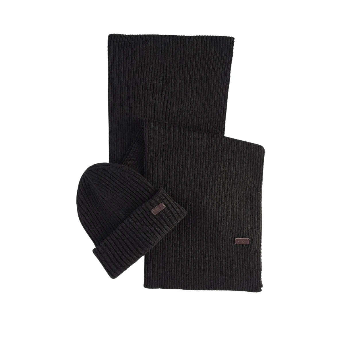 Gift Set Uomo Barbour Cappello+Sciarpa Crimdon Nero