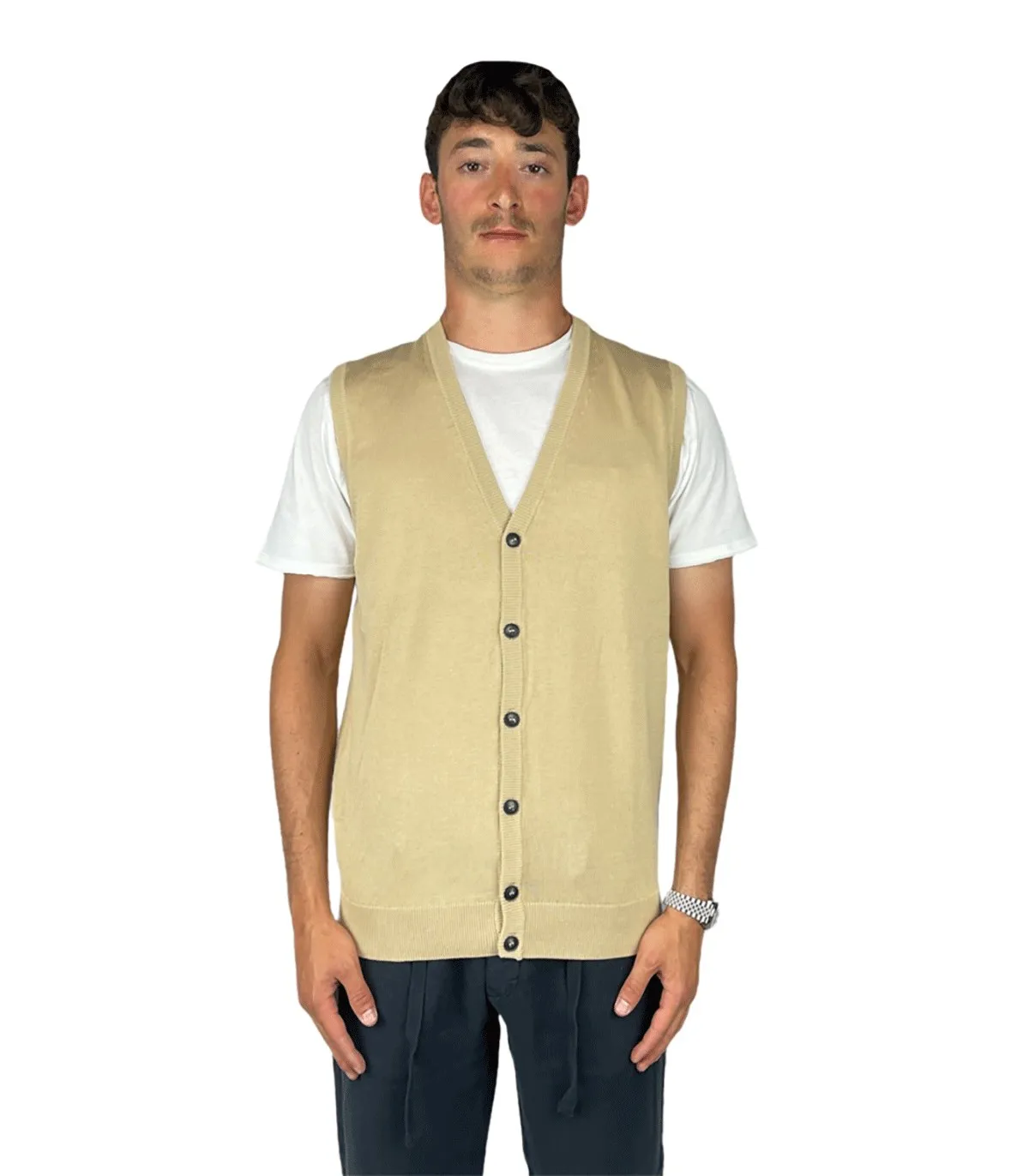 Gilet in cotone Uomo Union