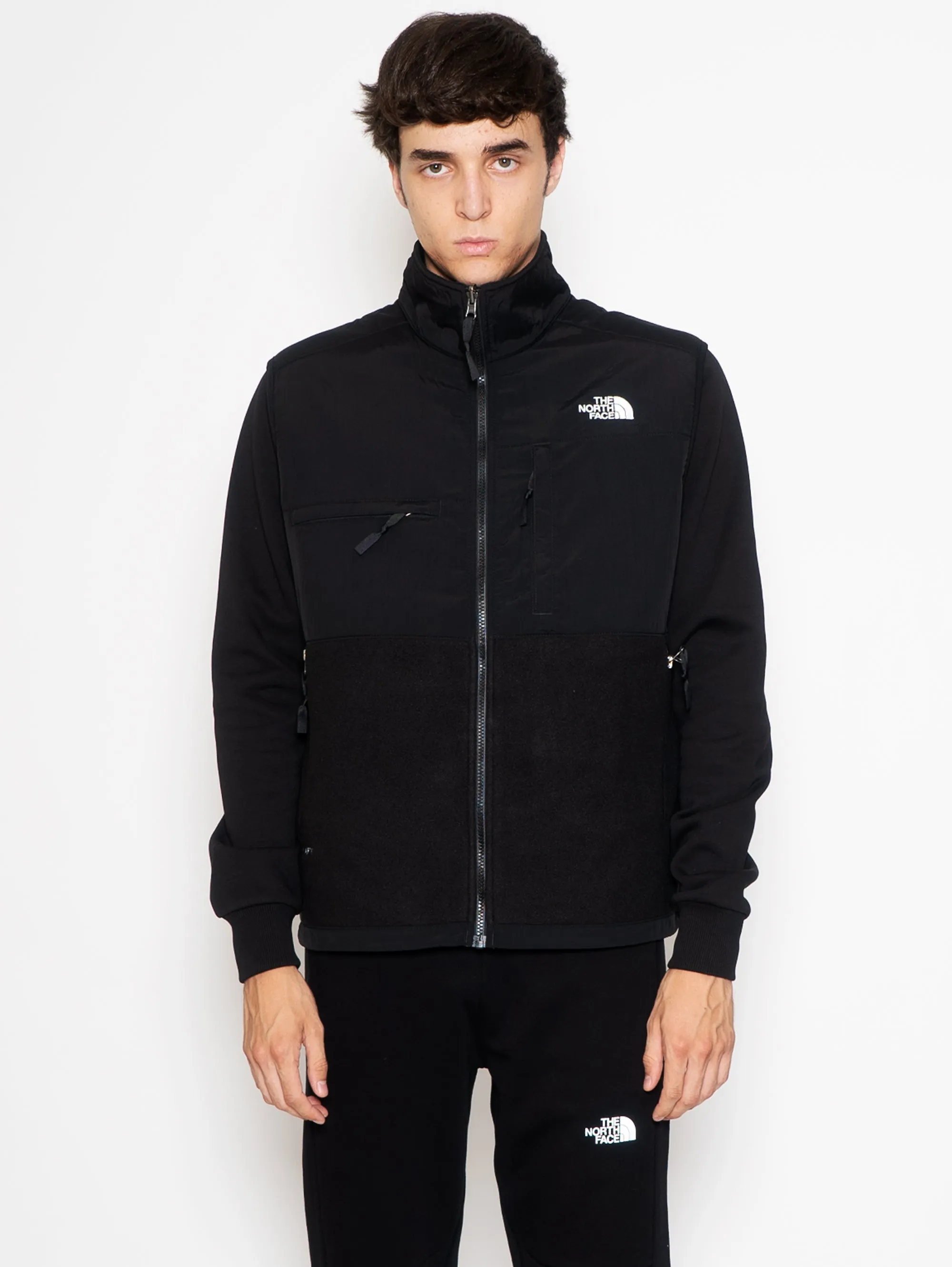 Gilet in Pile Nero