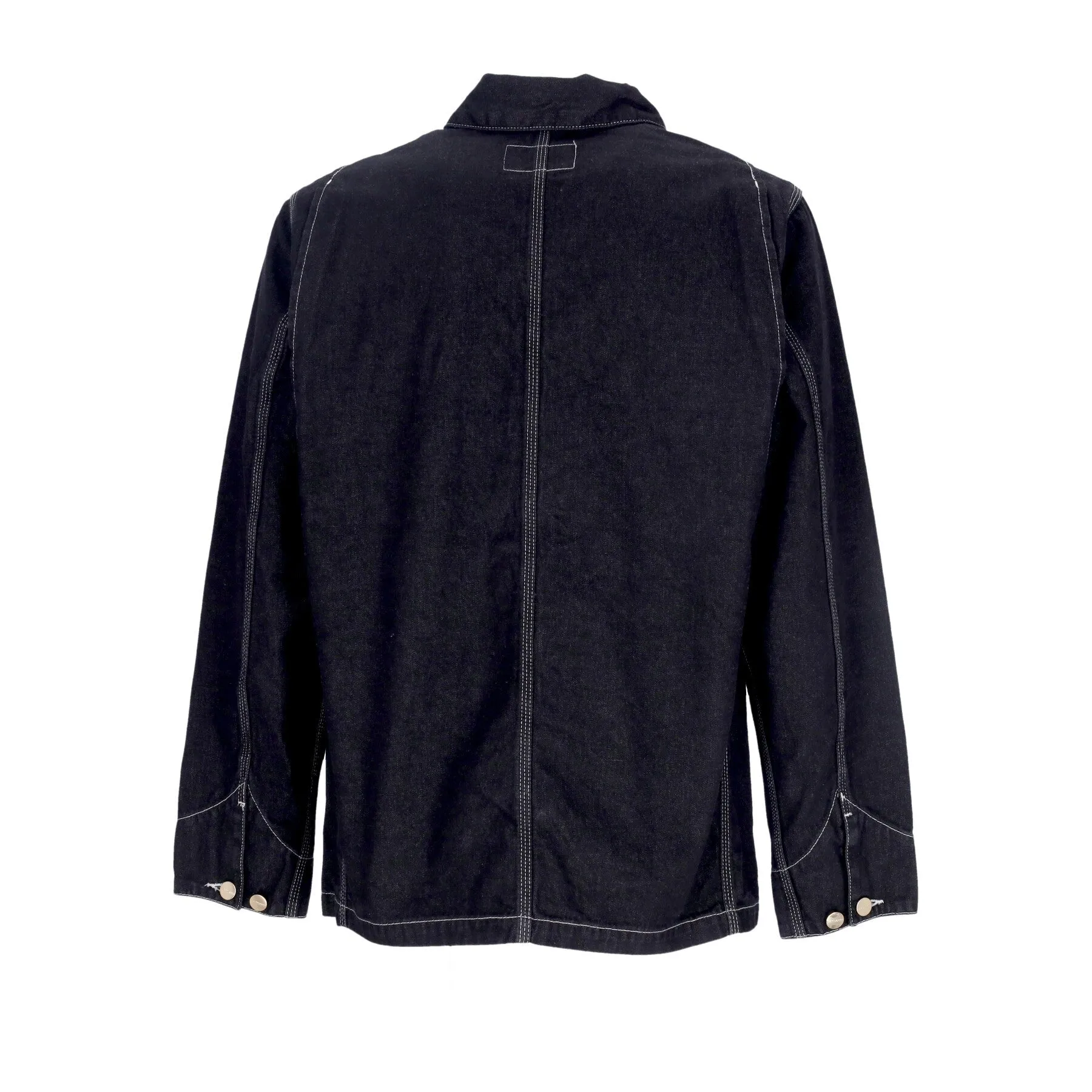 Giubbotto Jeans Uomo Og Chore Coat Black One Wash