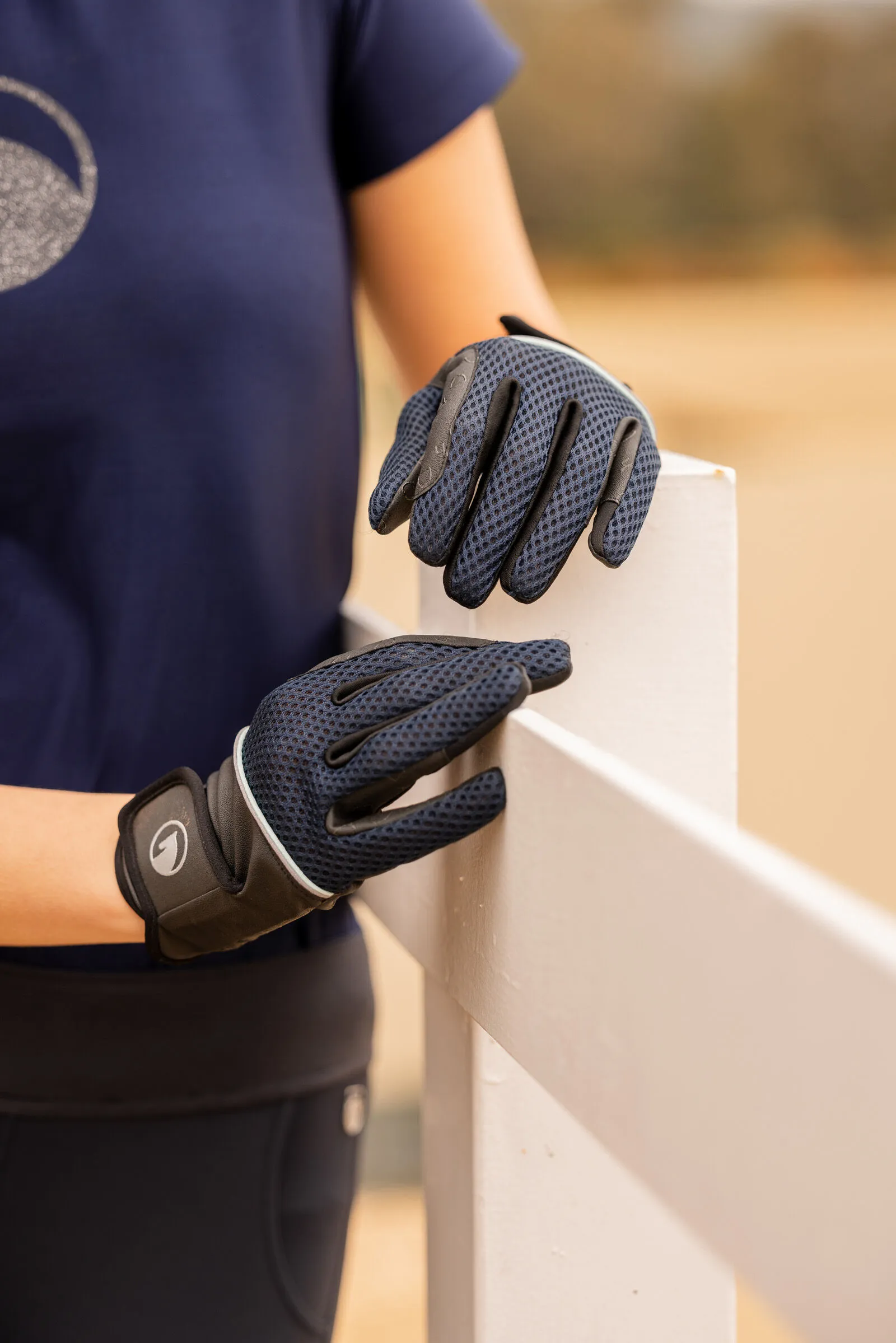 Horze Alani Guanti da equitazione estivi per donna