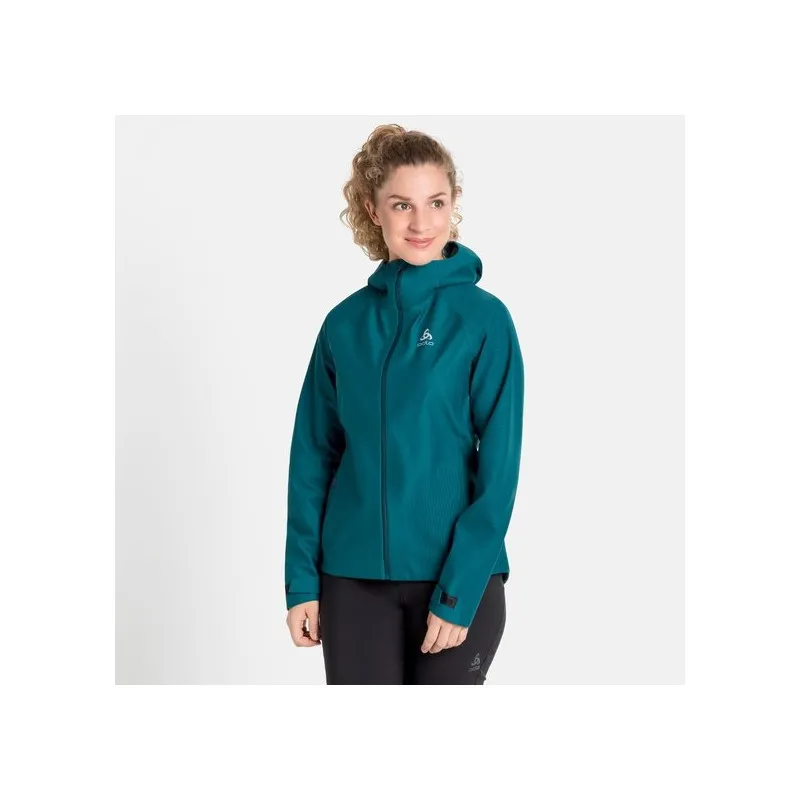 Impermeabile ODLO Blackcomb FutureKnit 3L (sommerso) Giacca impermeabile per donna