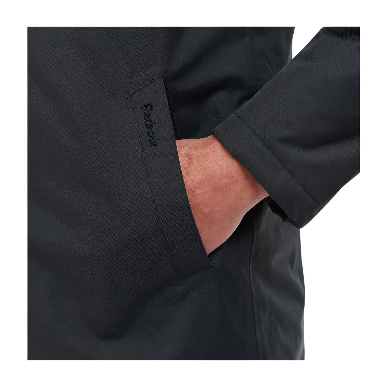Impermeabile Uomo Barbour Highbury Nero