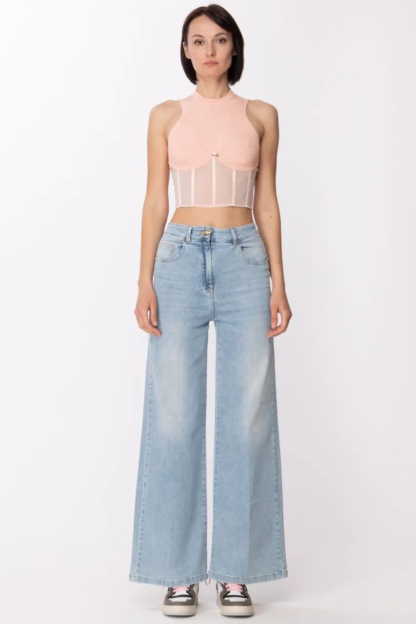 Jeans a palazzo Light blue