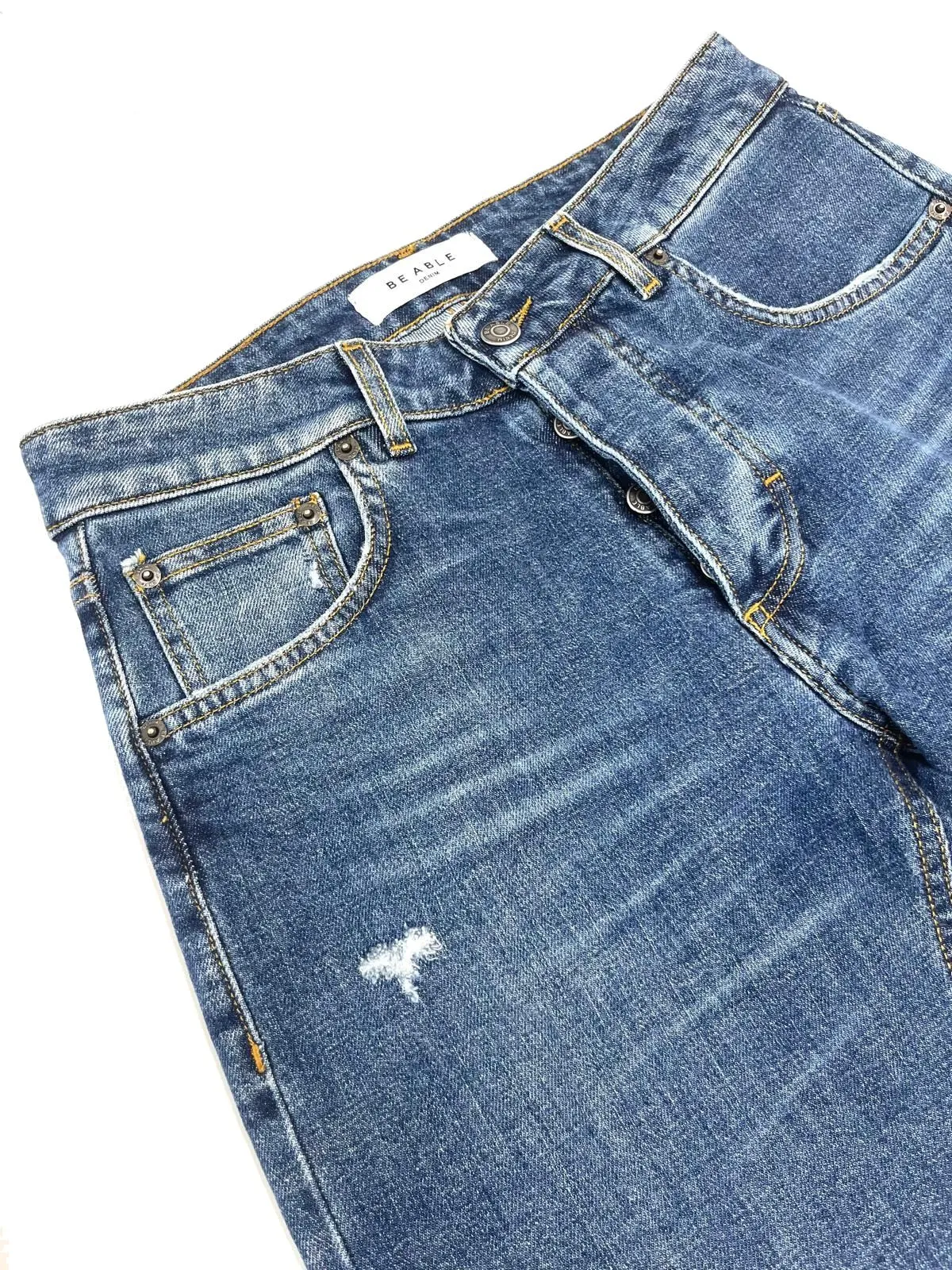 JEANS IN DENIM DI COTONE