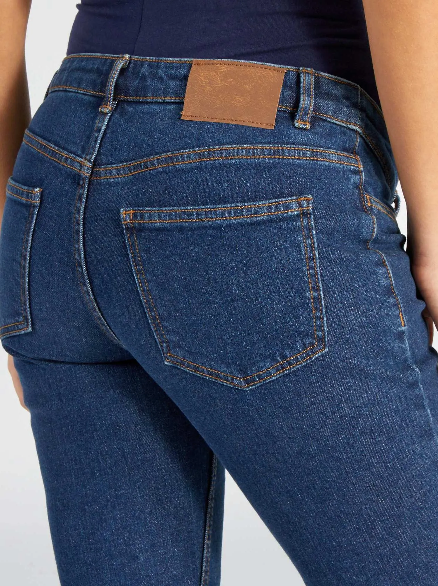 Jeans premaman taglio flare - BLU