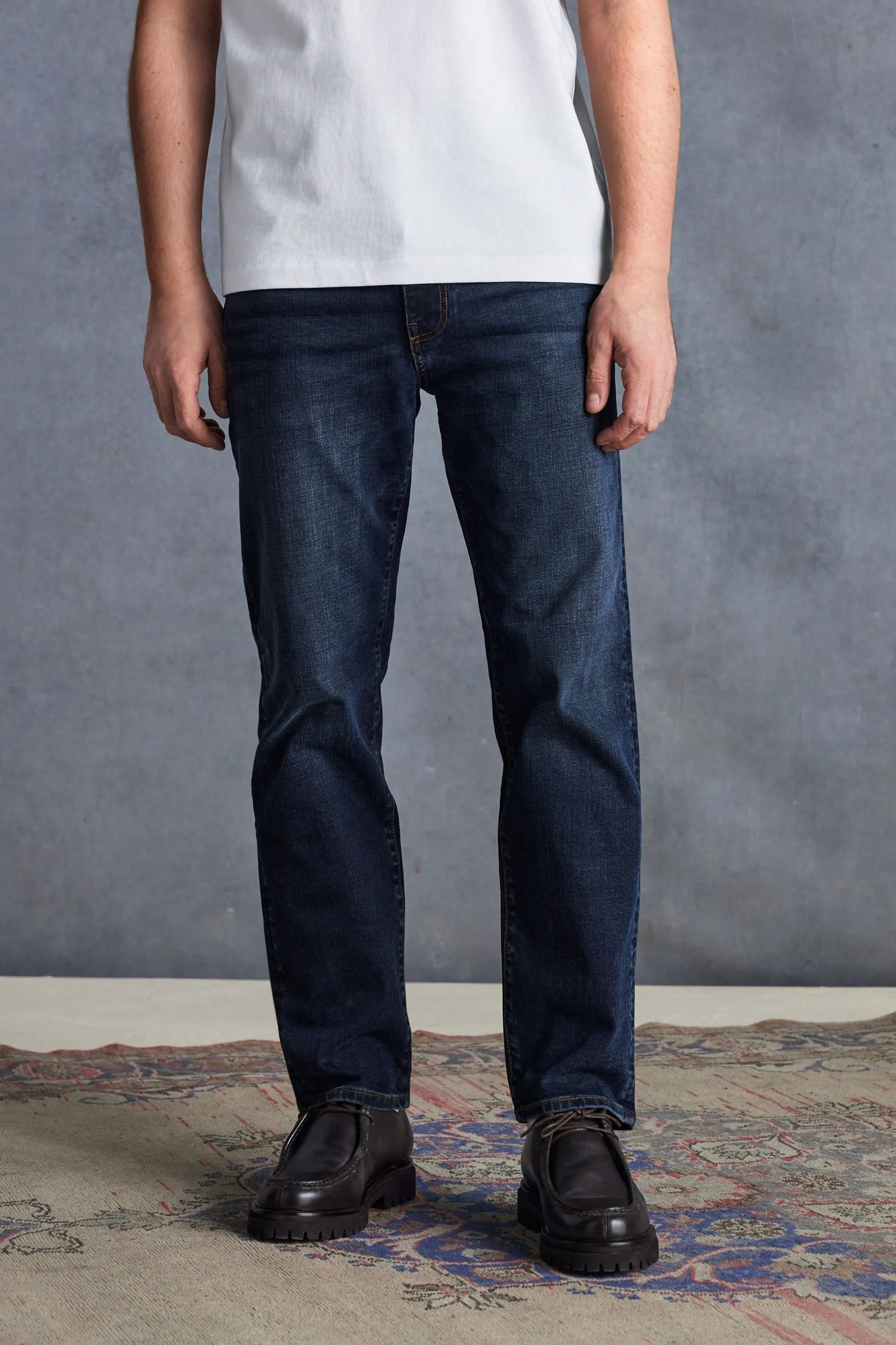 Jeans premium in cotone Signature pesante
