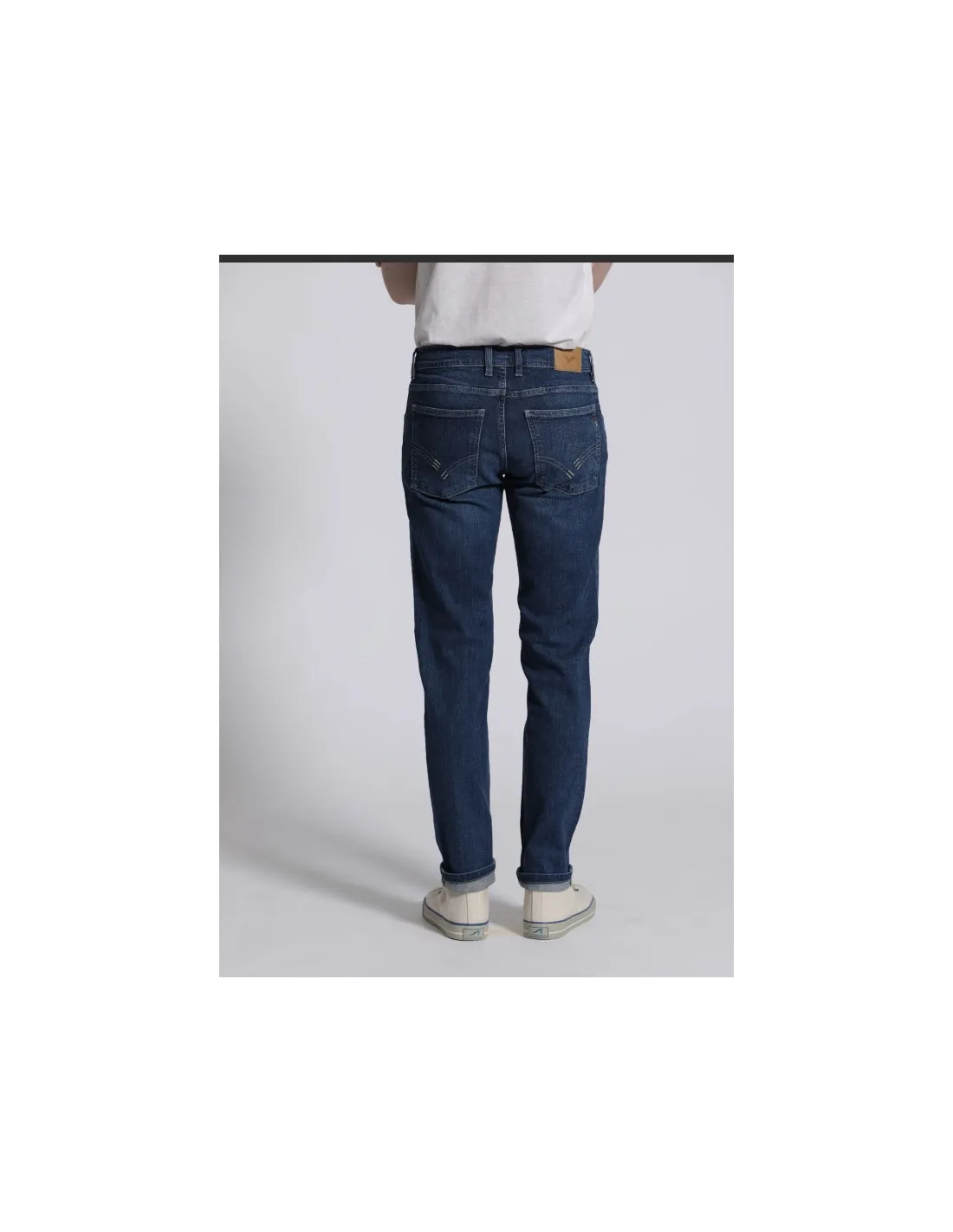 JEANS SLIM FIT IN COTONE BIOLOGICO "FINN"
