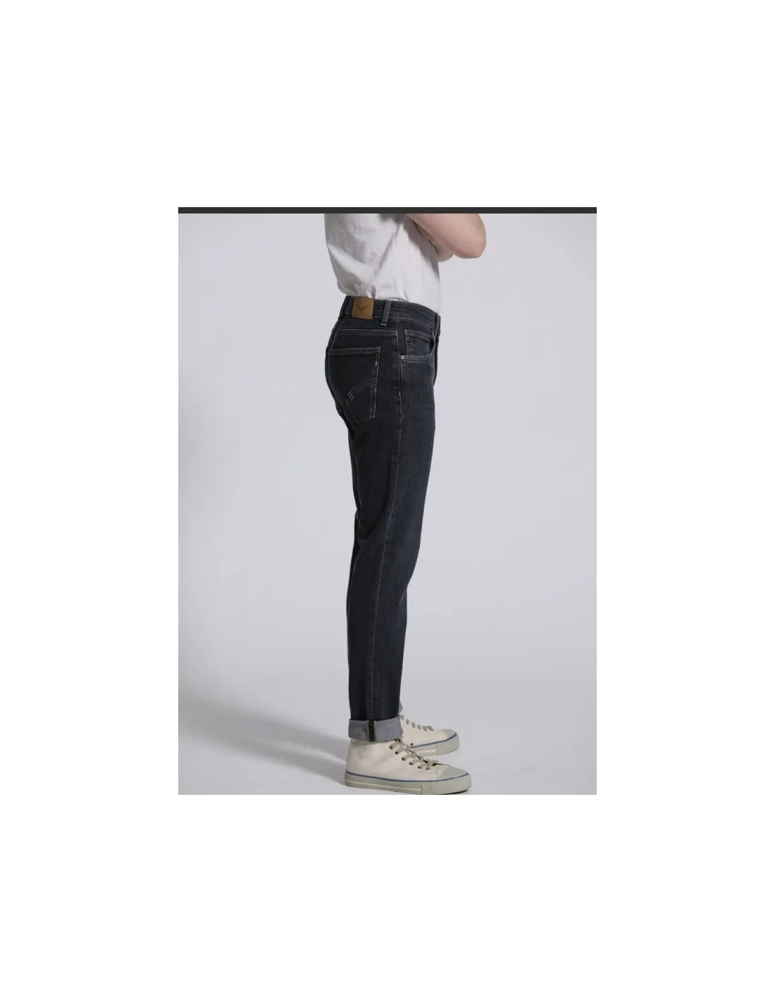 JEANS SLIM FIT IN COTONE BIOLOGICO "FINN"