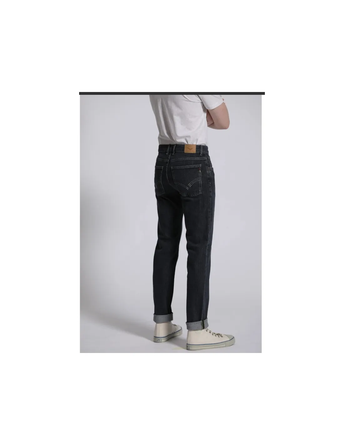 JEANS SLIM FIT IN COTONE BIOLOGICO "FINN"