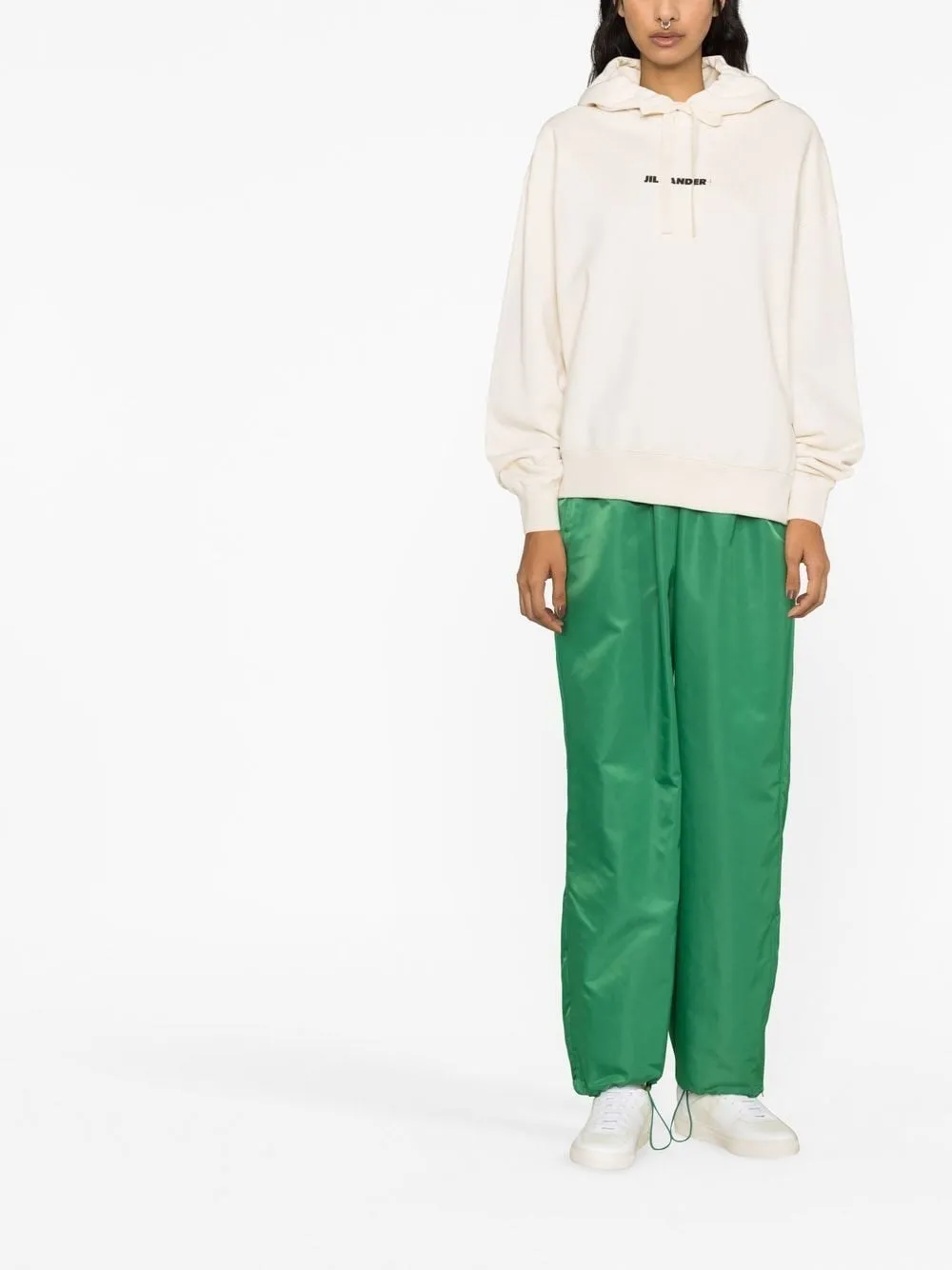 Jil Sander-Felpa con cappuccio