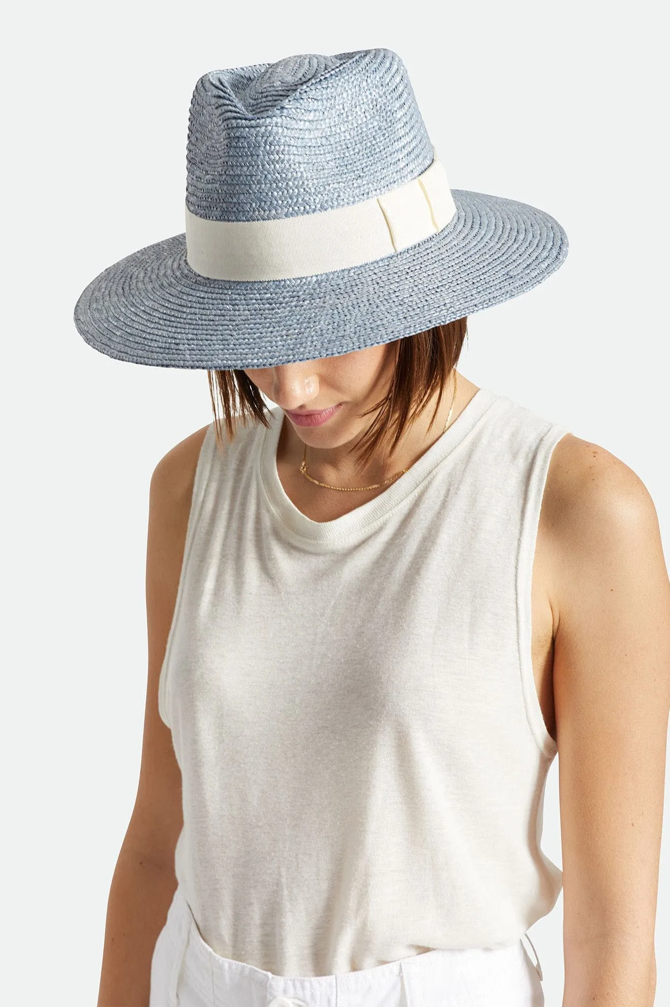JOANNA SHORT BRIM HAT - HAZE
