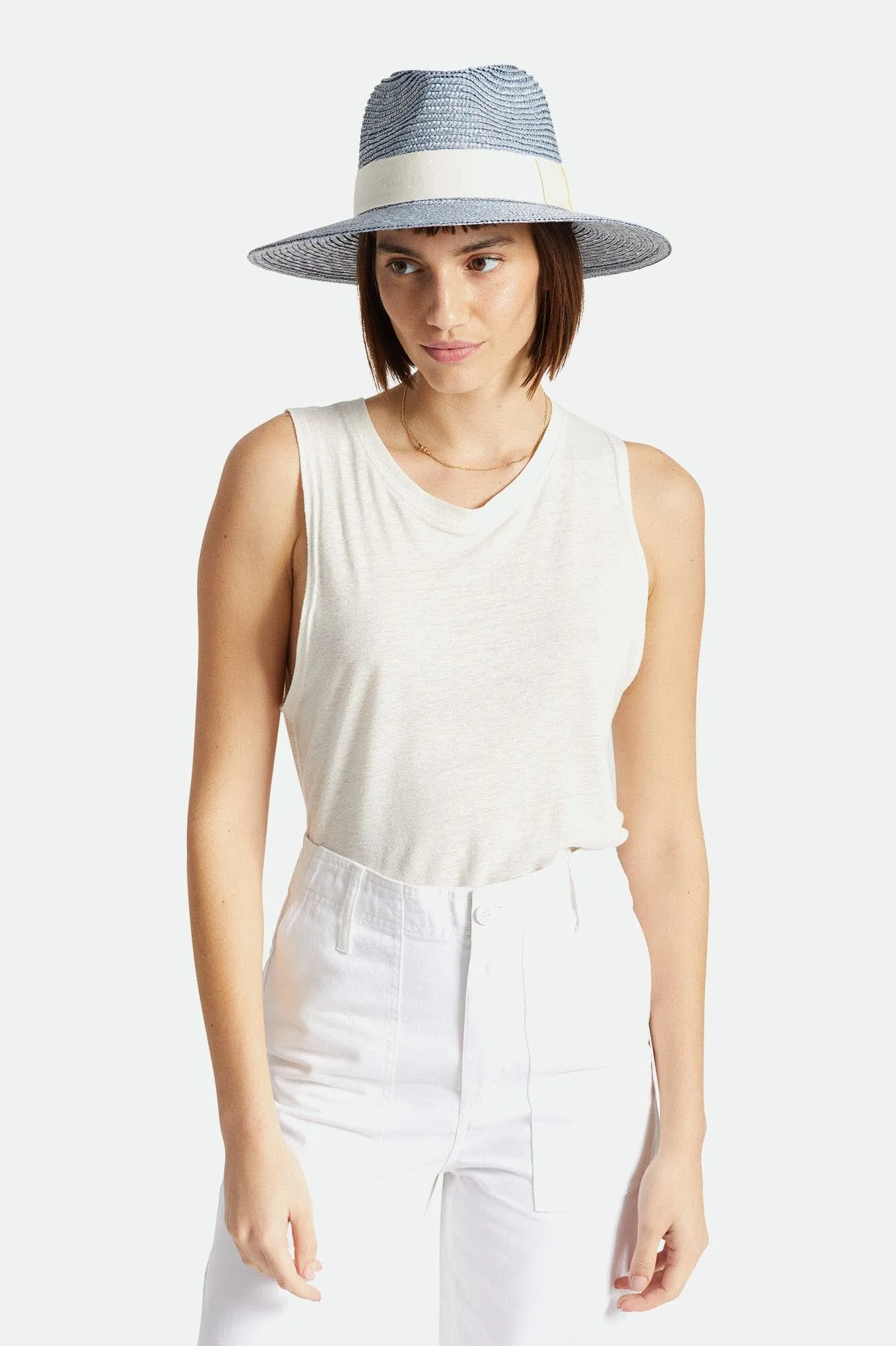 JOANNA SHORT BRIM HAT - HAZE