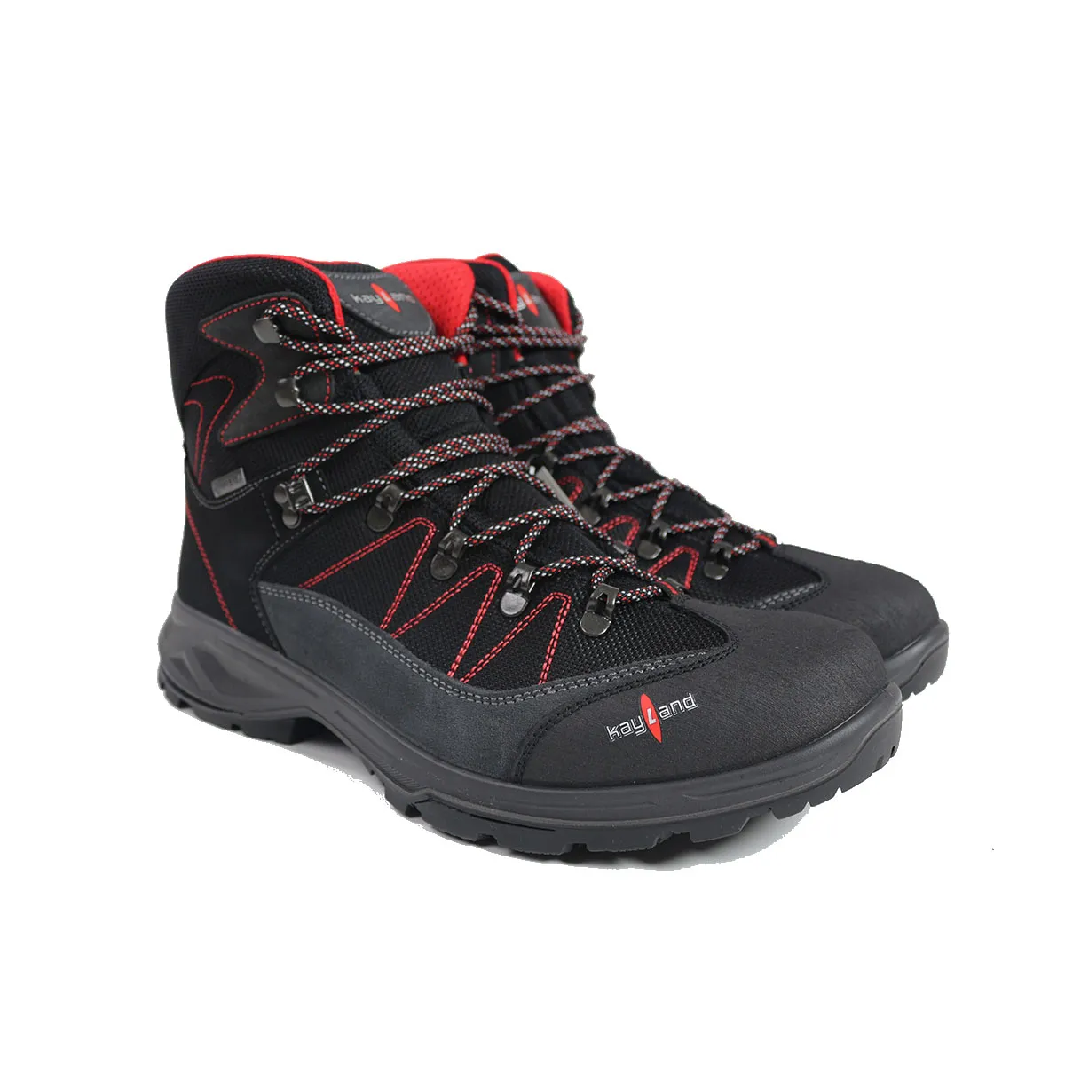 Kayland scarpe trekking uomo ascent evo gtx colore black red