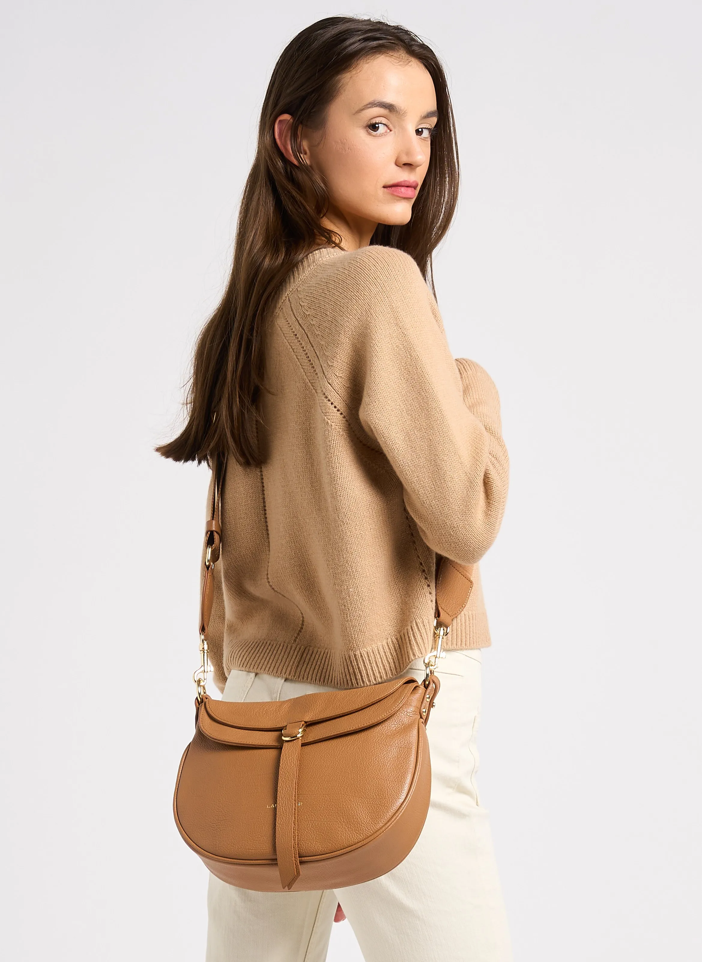  LANCASTER PARIS   DUNE GAIA - Borsa a bisaccia in pelle | Marrone