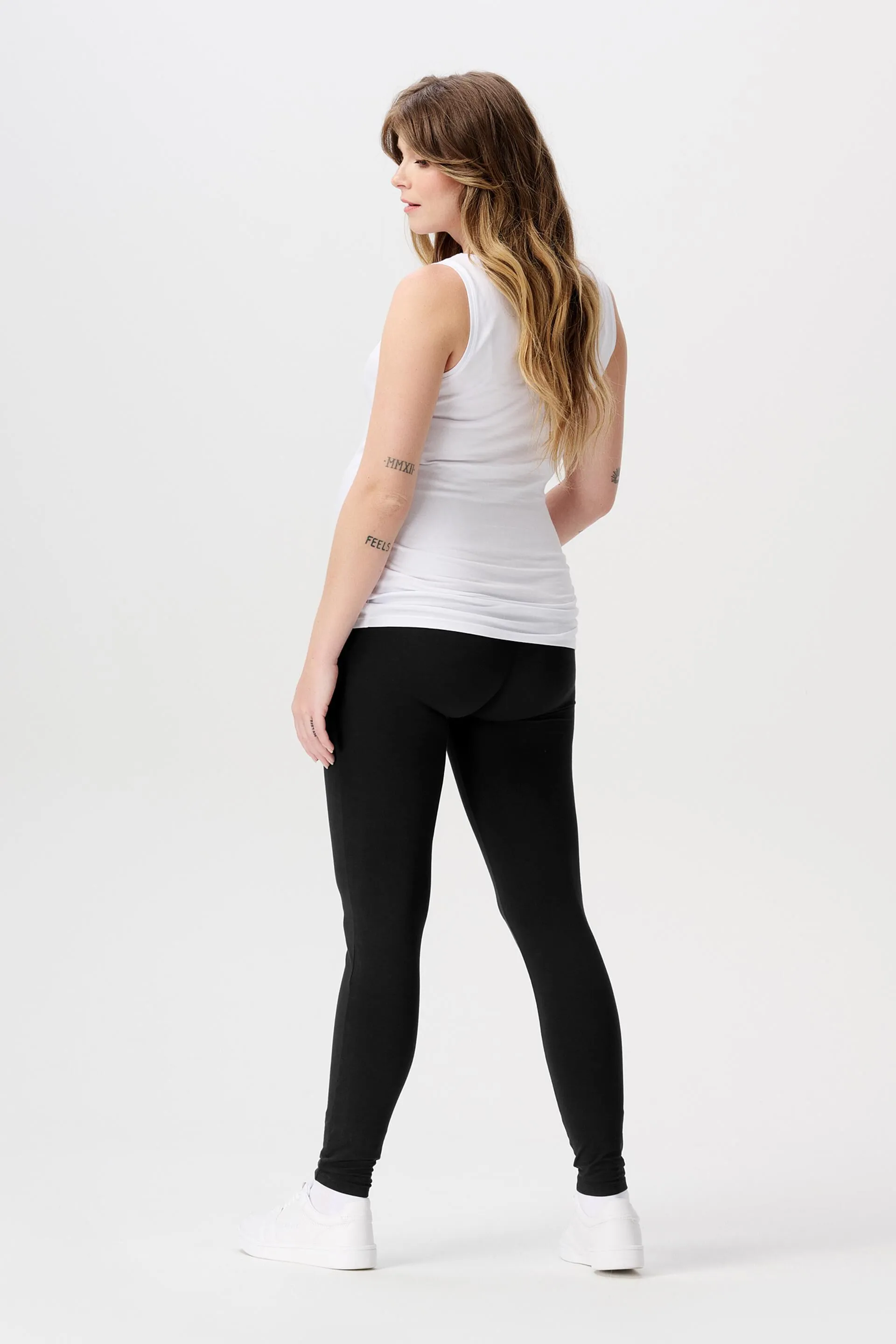 Leggings con fascia premaman