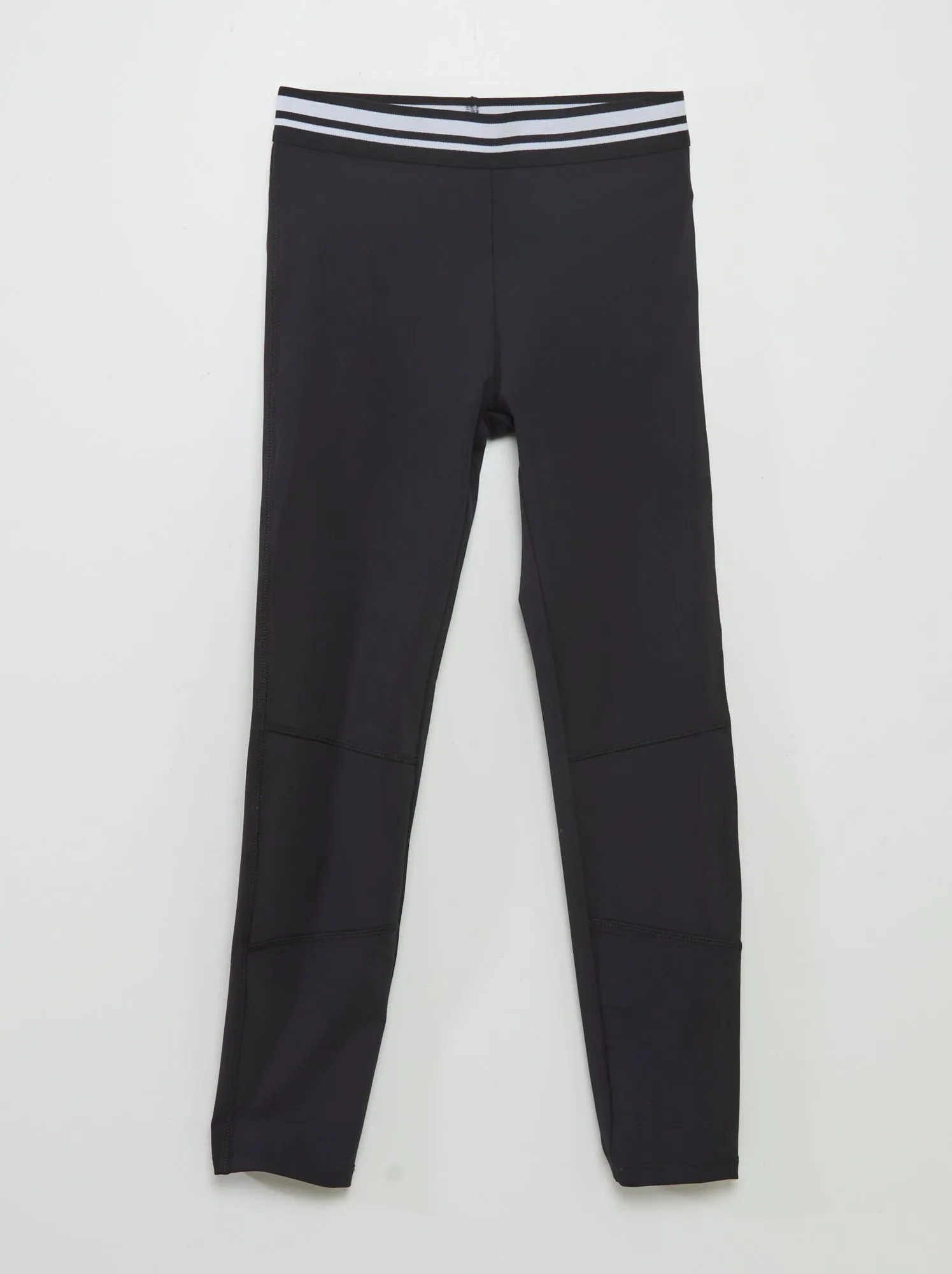 Leggings sportivi in microfibra - nero