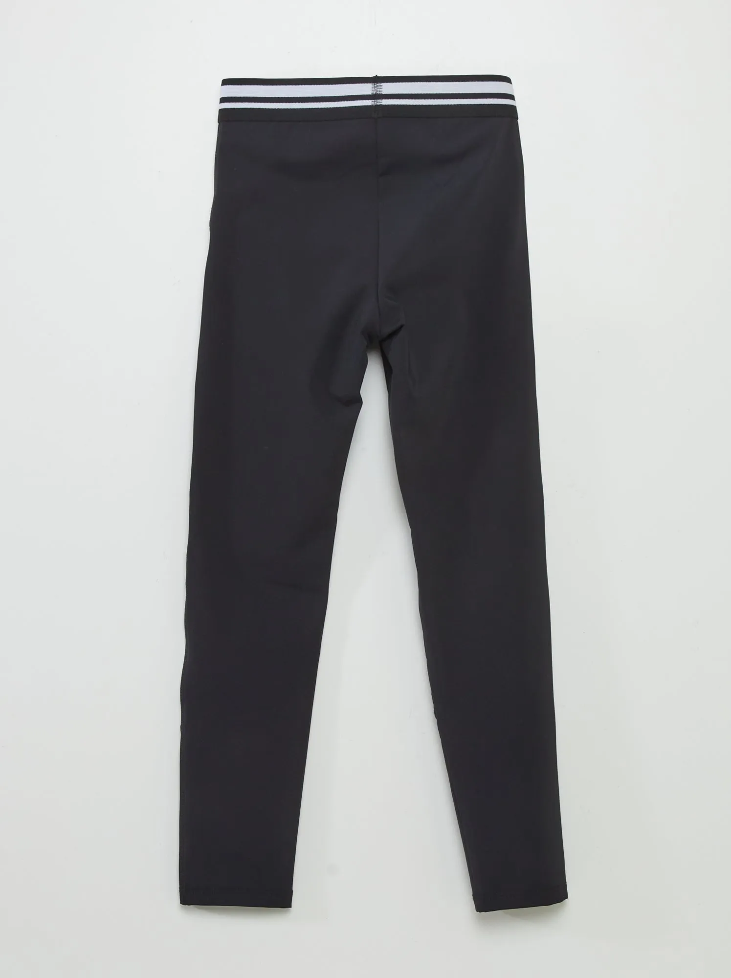 Leggings sportivi in microfibra - nero