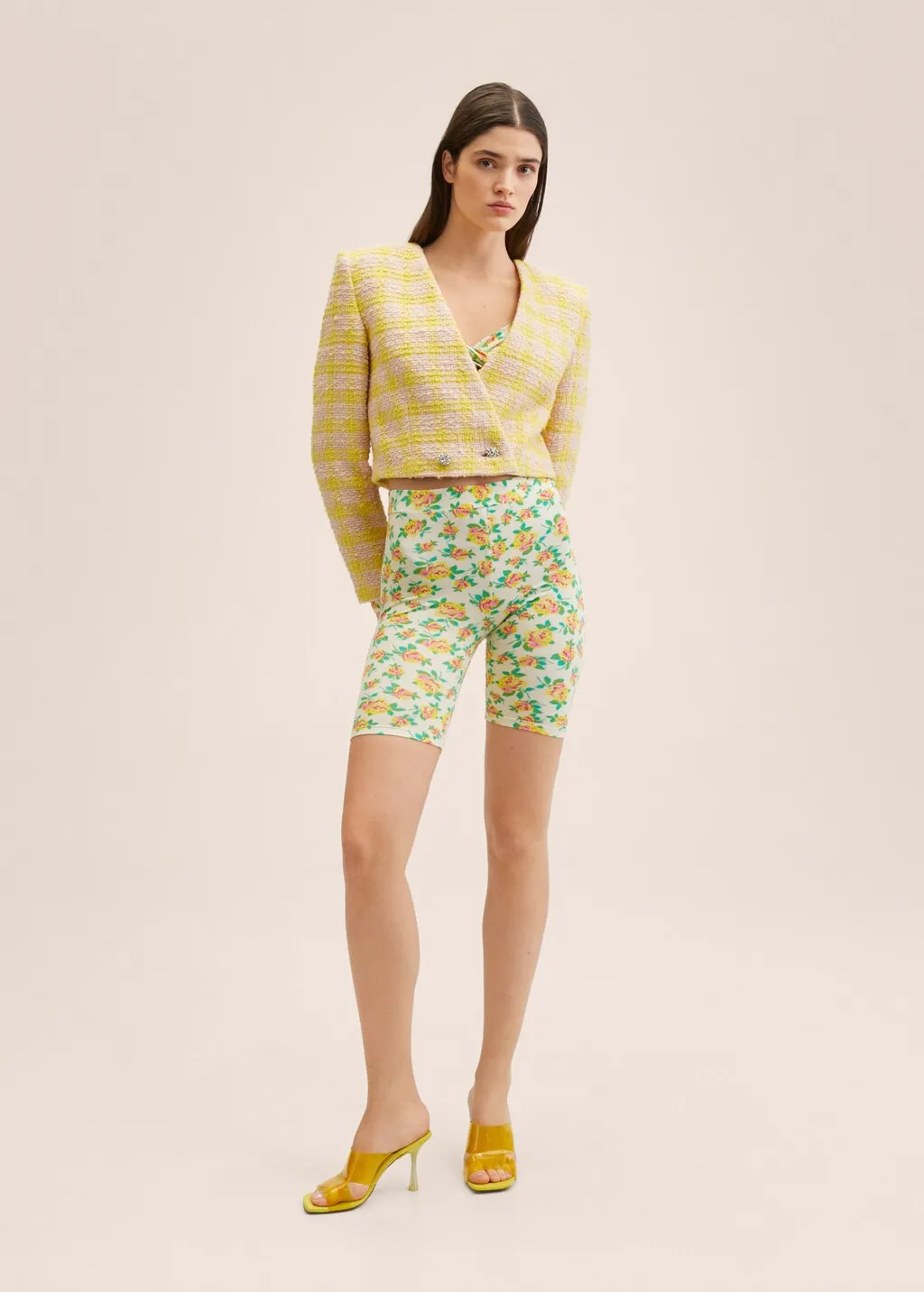 Leggings stampa floreale