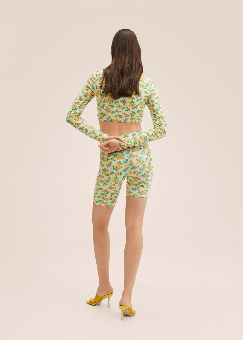 Leggings stampa floreale
