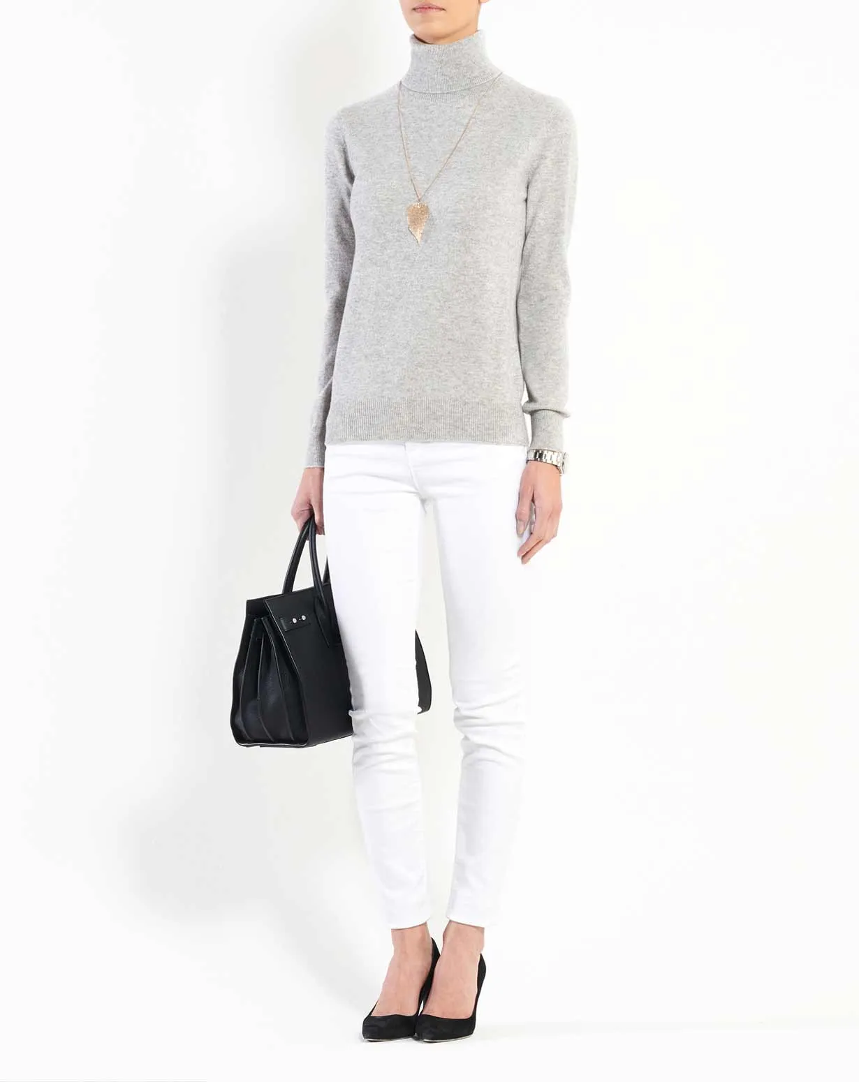 Maglia Dolcevita Donna in 100% Cashmere