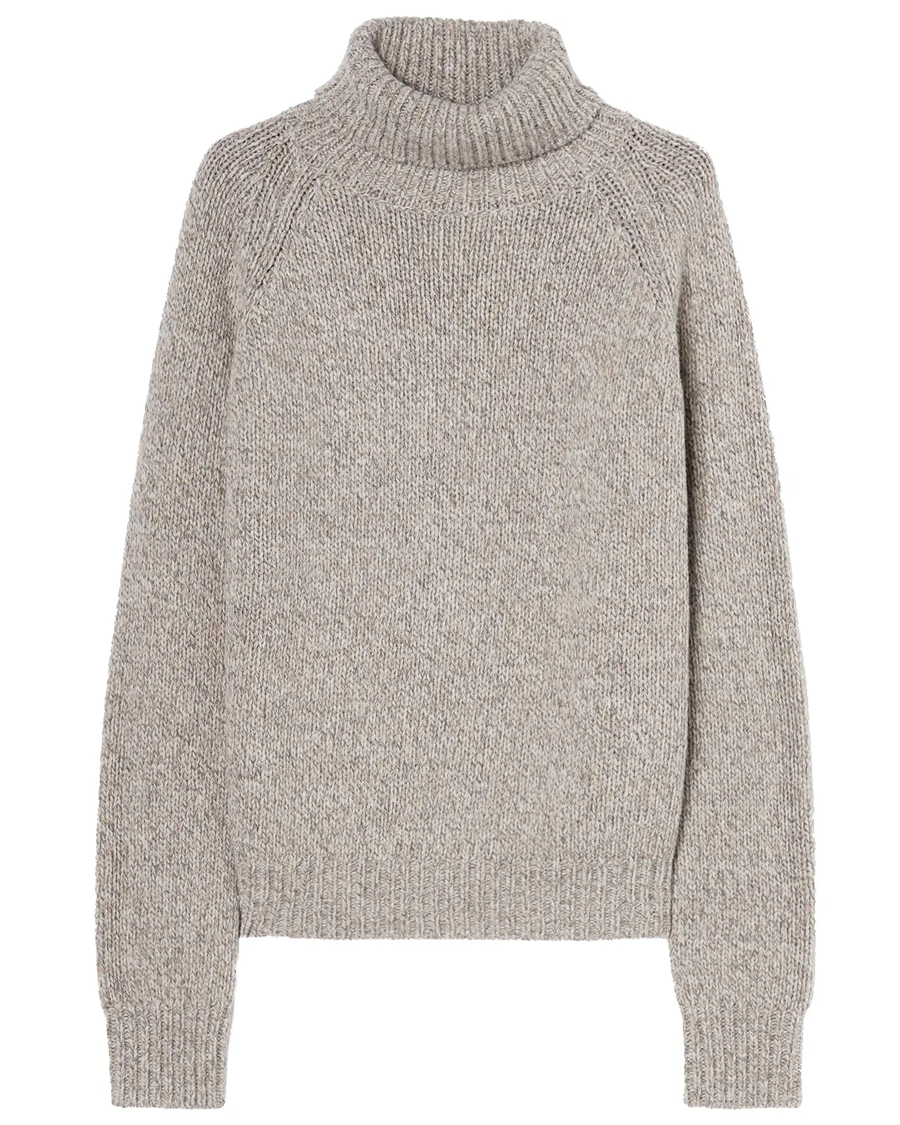 Maglia dolcevita lana grigio