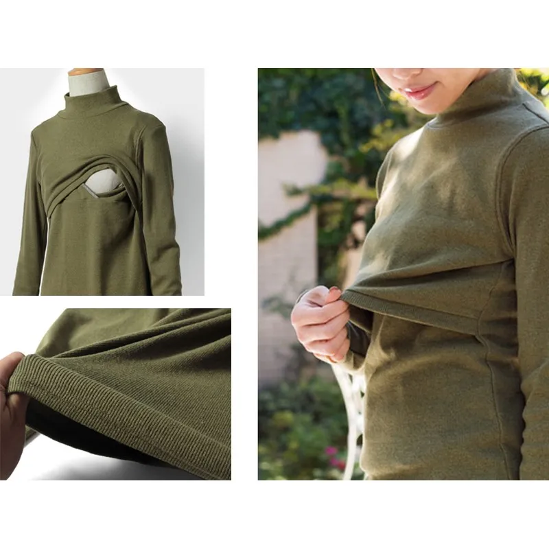 Maglia dolcevita Premaman e Allattamento