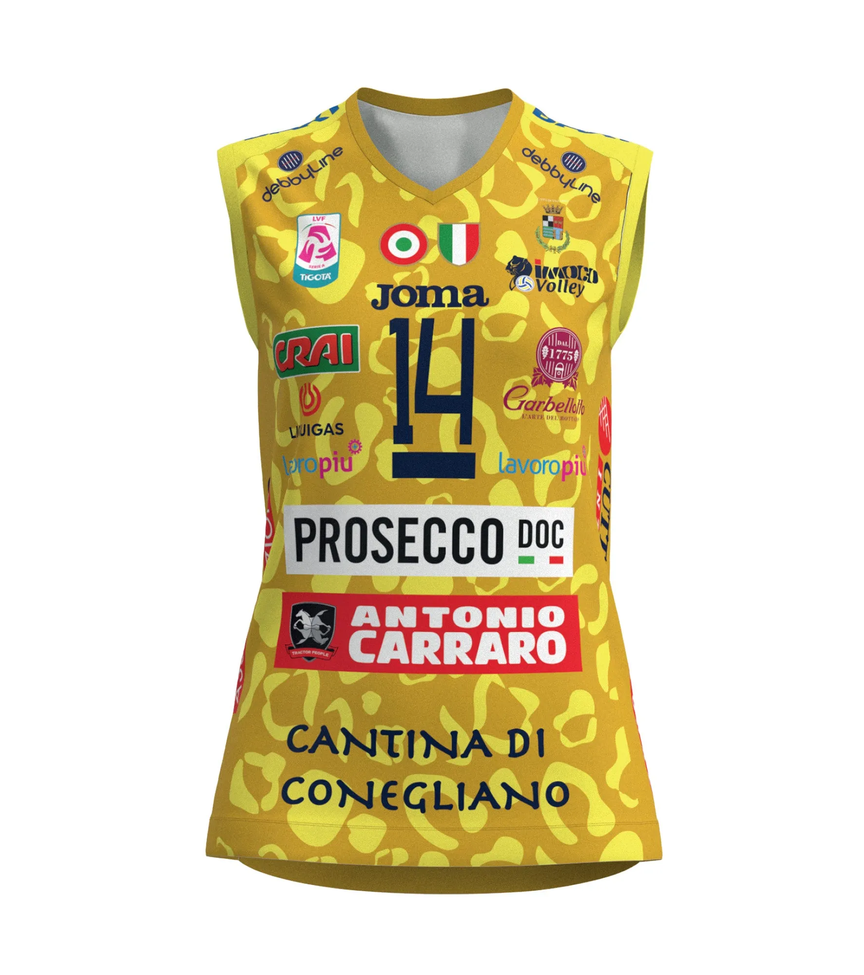 Maglia Gara Campionato - Versione Gialla