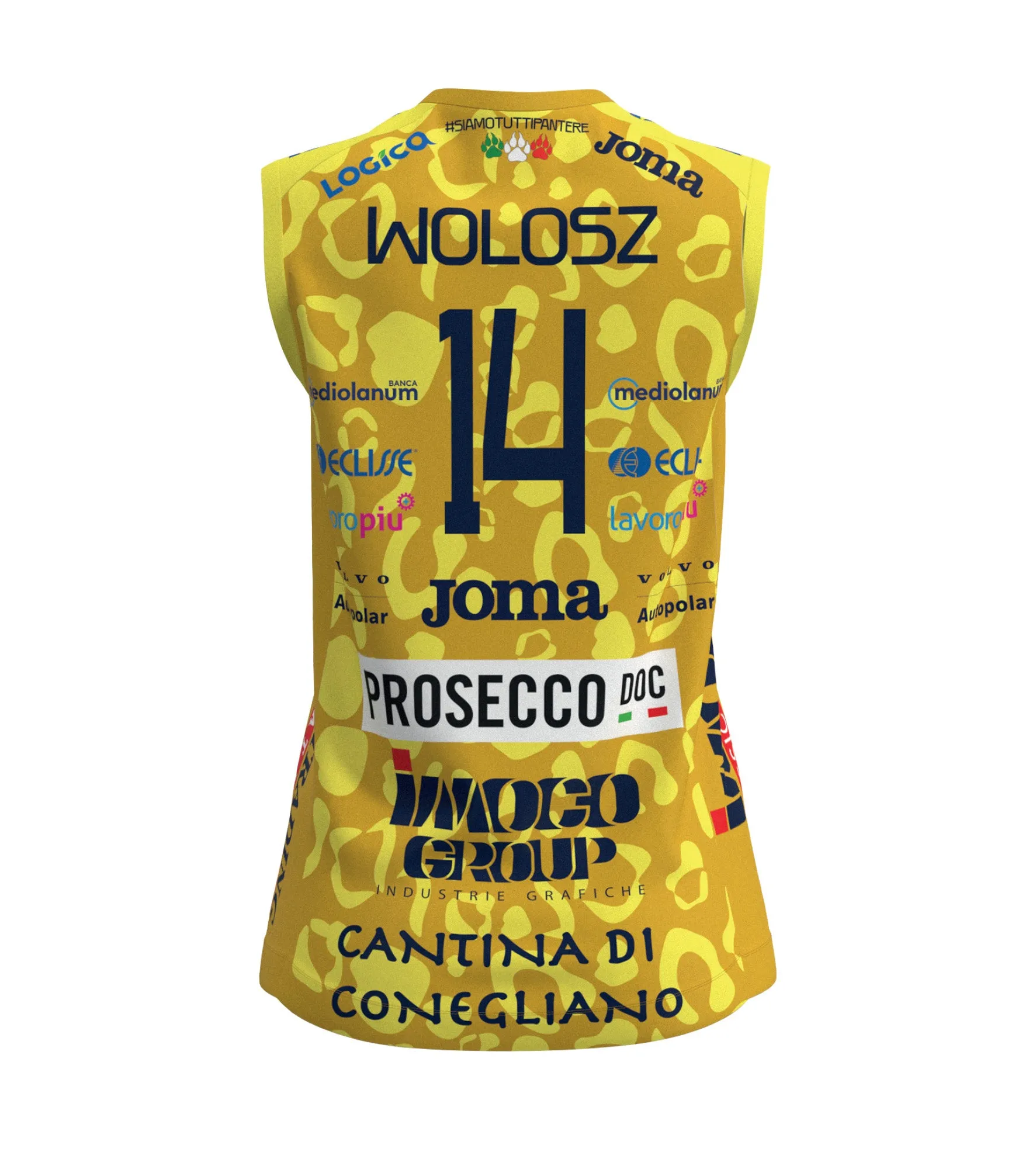 Maglia Gara Campionato - Versione Gialla