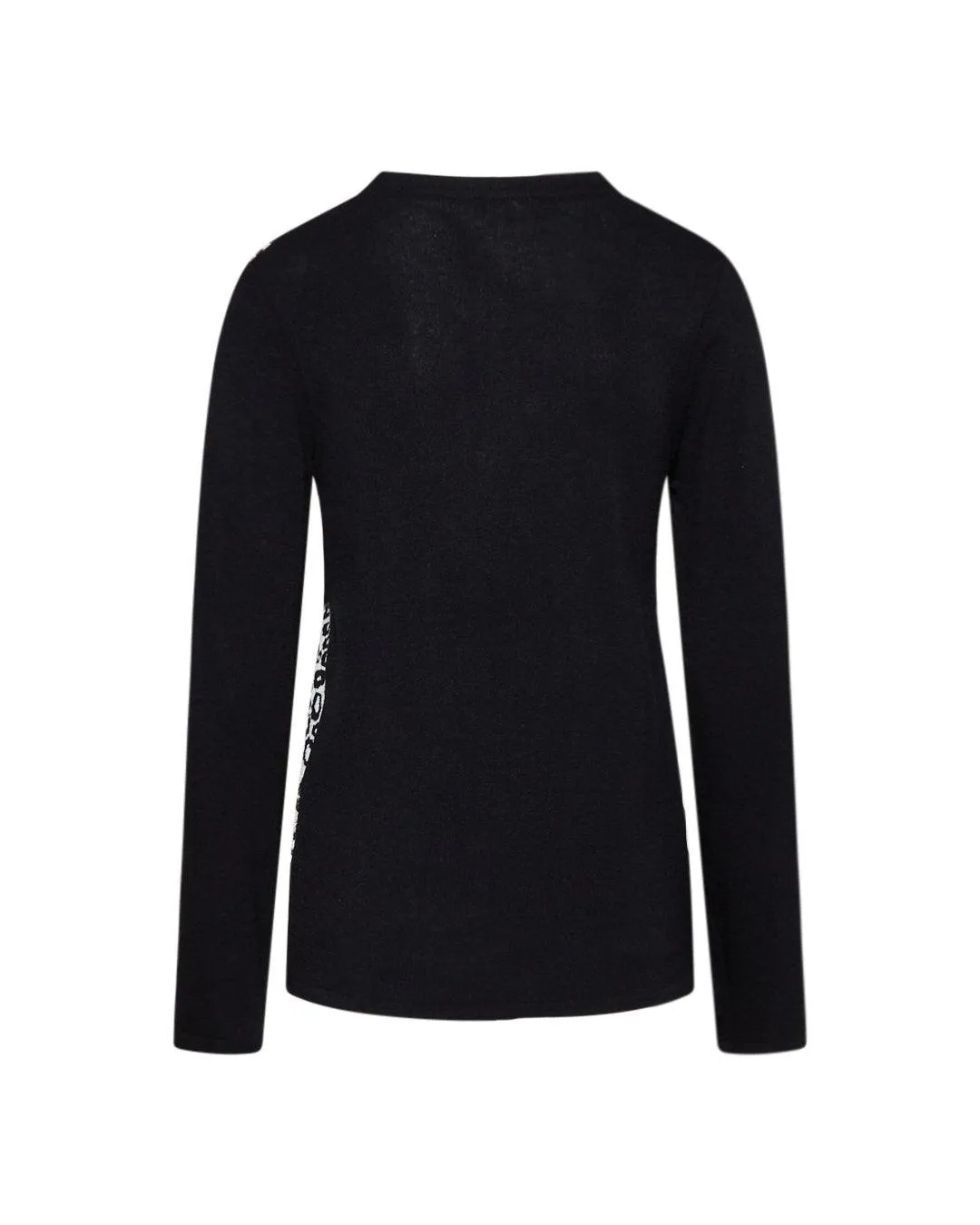 Maglia in fantasia animalier NERO-GRIGIO