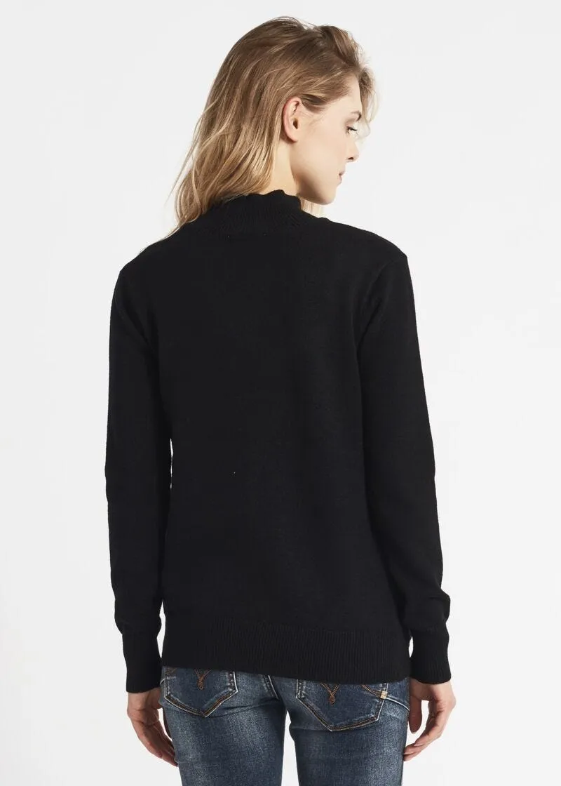 Maglia lupetto con rouches