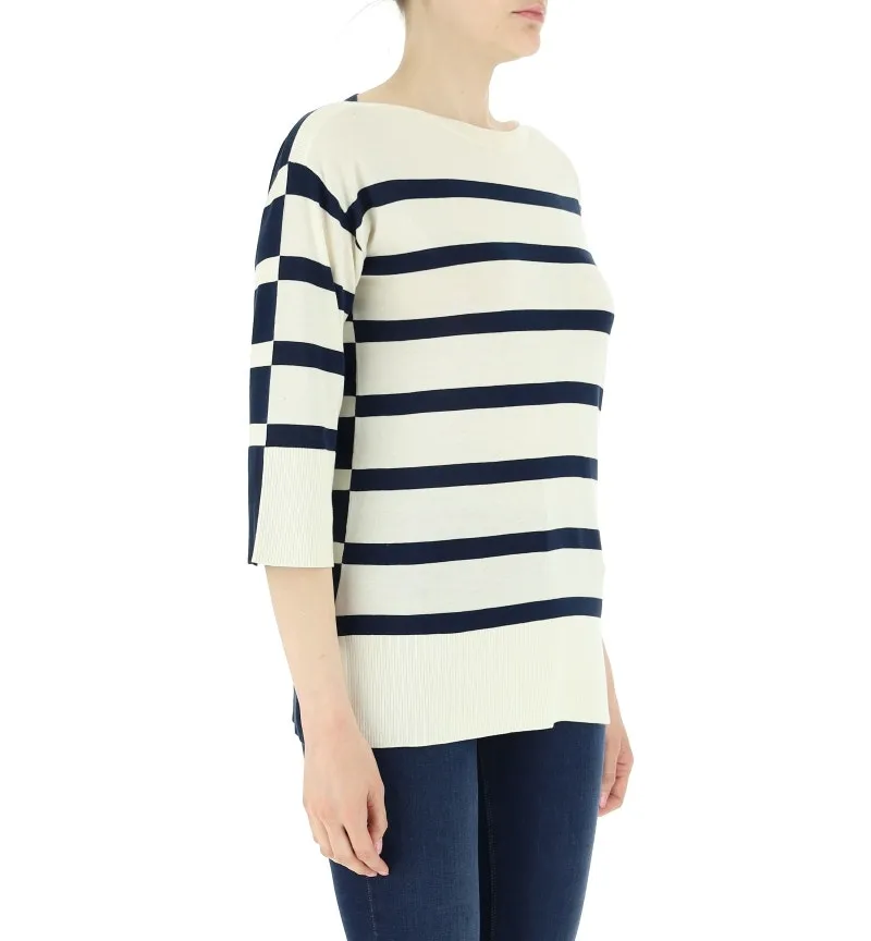 Maglia scollo barchetta