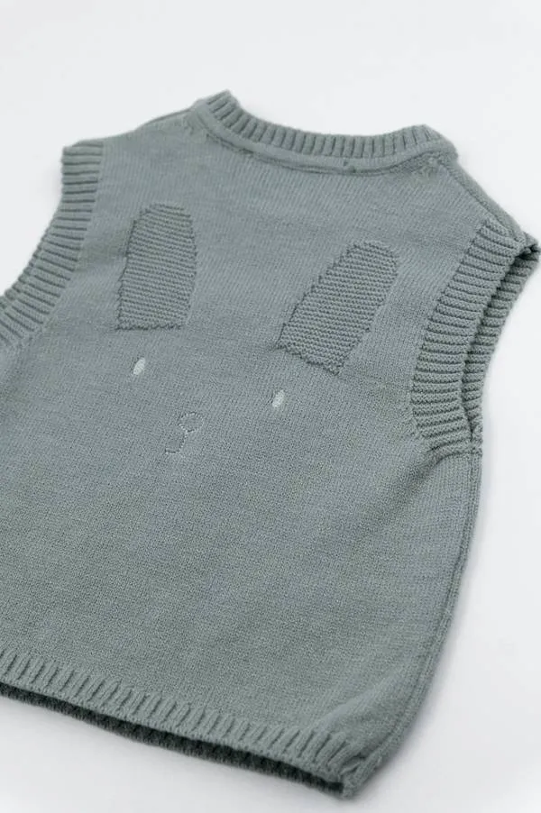 Maglia smanicata 'Coniglio' - ARMY GREEN 041