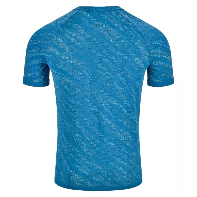Maglietta da running Odlo Zeroweight Ceramicool (blue wing teal - space dye) uomo