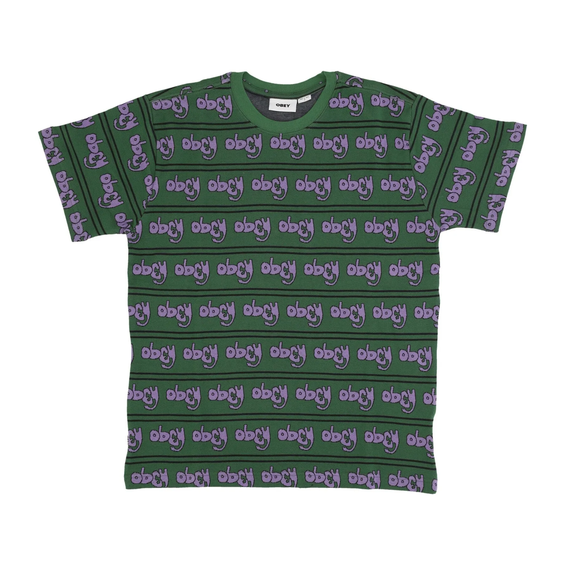Maglietta Uomo Depiction Jacquard Tee Palm Leaf Multi