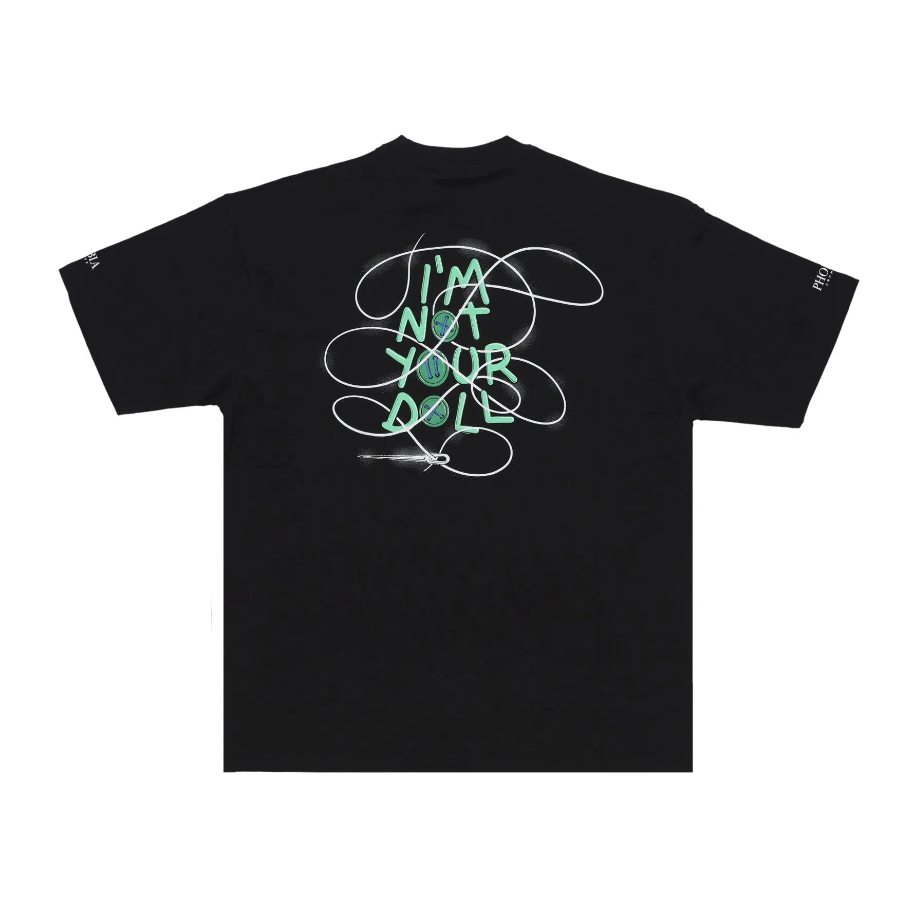 Maglietta Uomo Tdc Hug Print Tee X Testa Di Chezzo Black