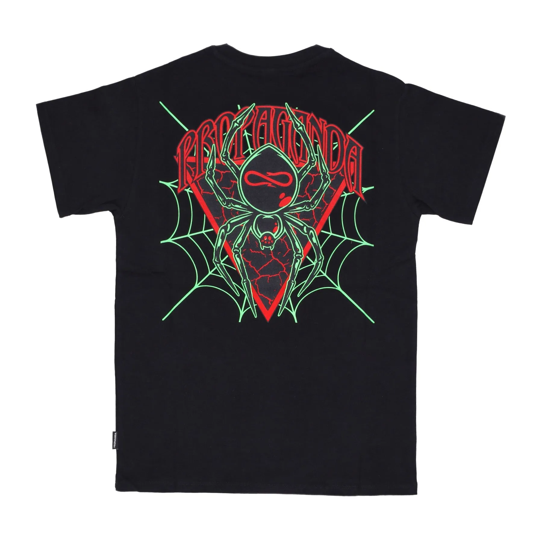 Maglietta Uomo Triangle Web Tee Black
