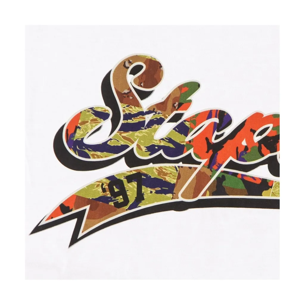 maglietta uomo triboro logo tee WHITE