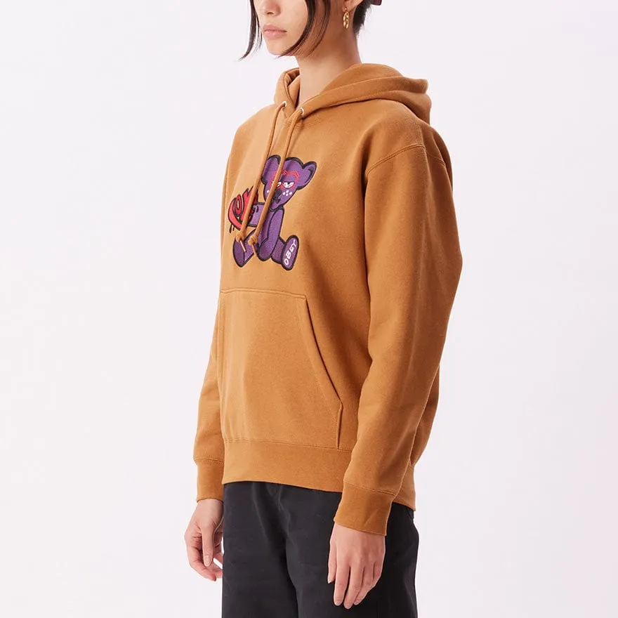 MELLOW TEDDY HOOD SPECIALTY FLEECE - BROWN SUGAR