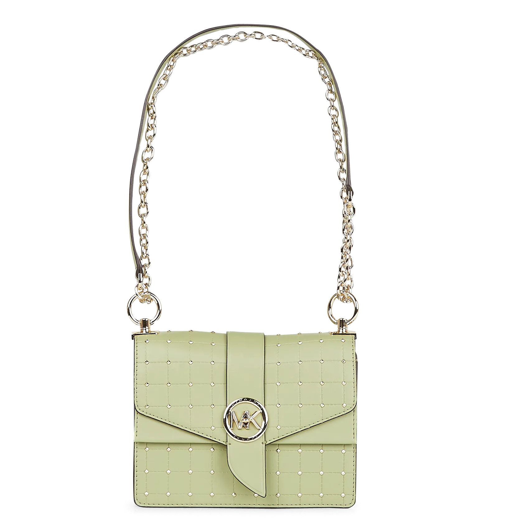  MICHAEL KORS   Borsa a tracolla con borchie | Verde