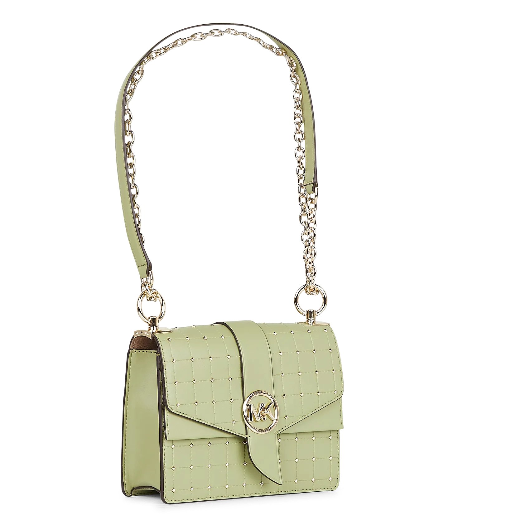  MICHAEL KORS   Borsa a tracolla con borchie | Verde