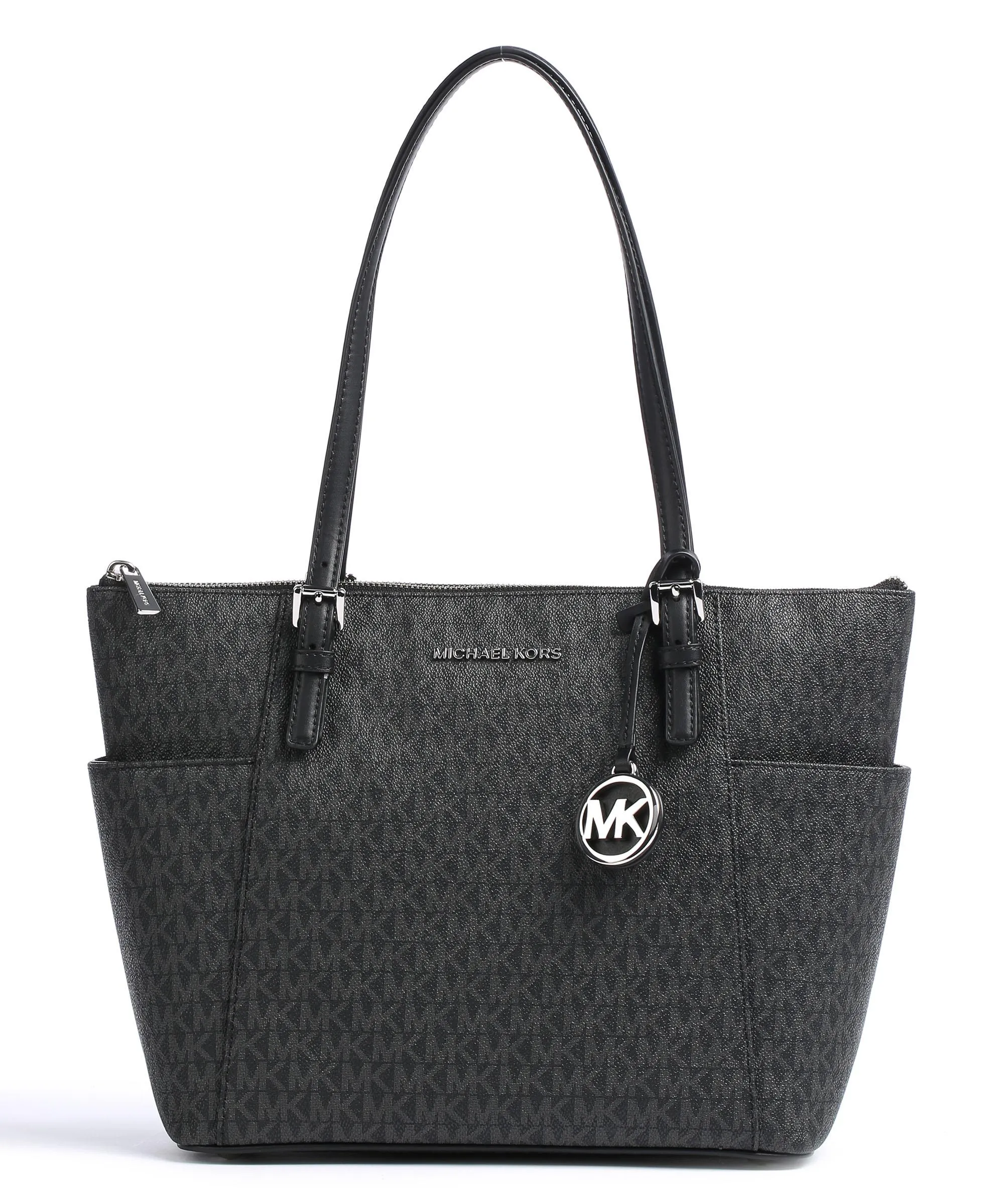  Michael Kors Jet Set Item Borsa shopper pelle sintetica nero  