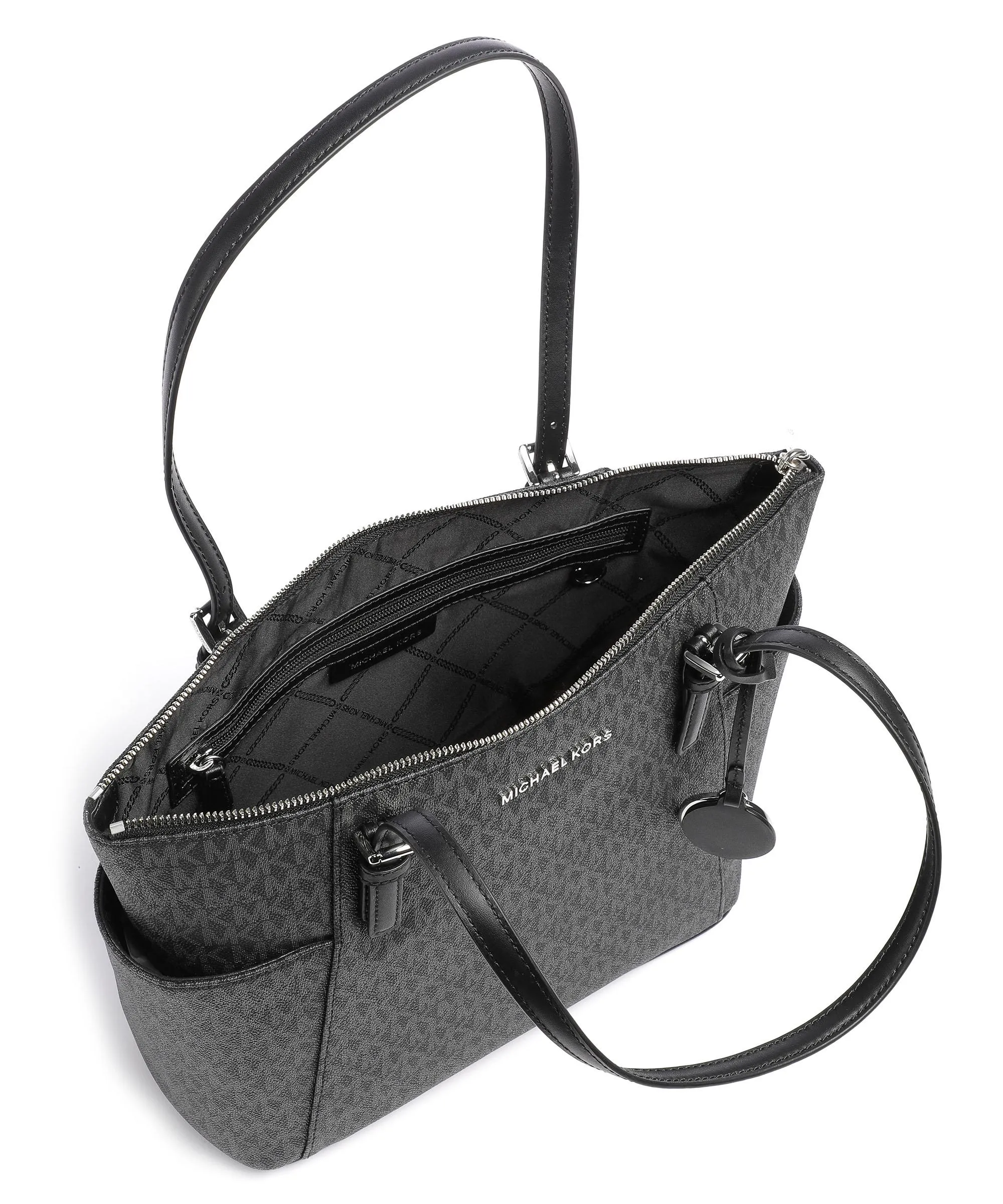  Michael Kors Jet Set Item Borsa shopper pelle sintetica nero  