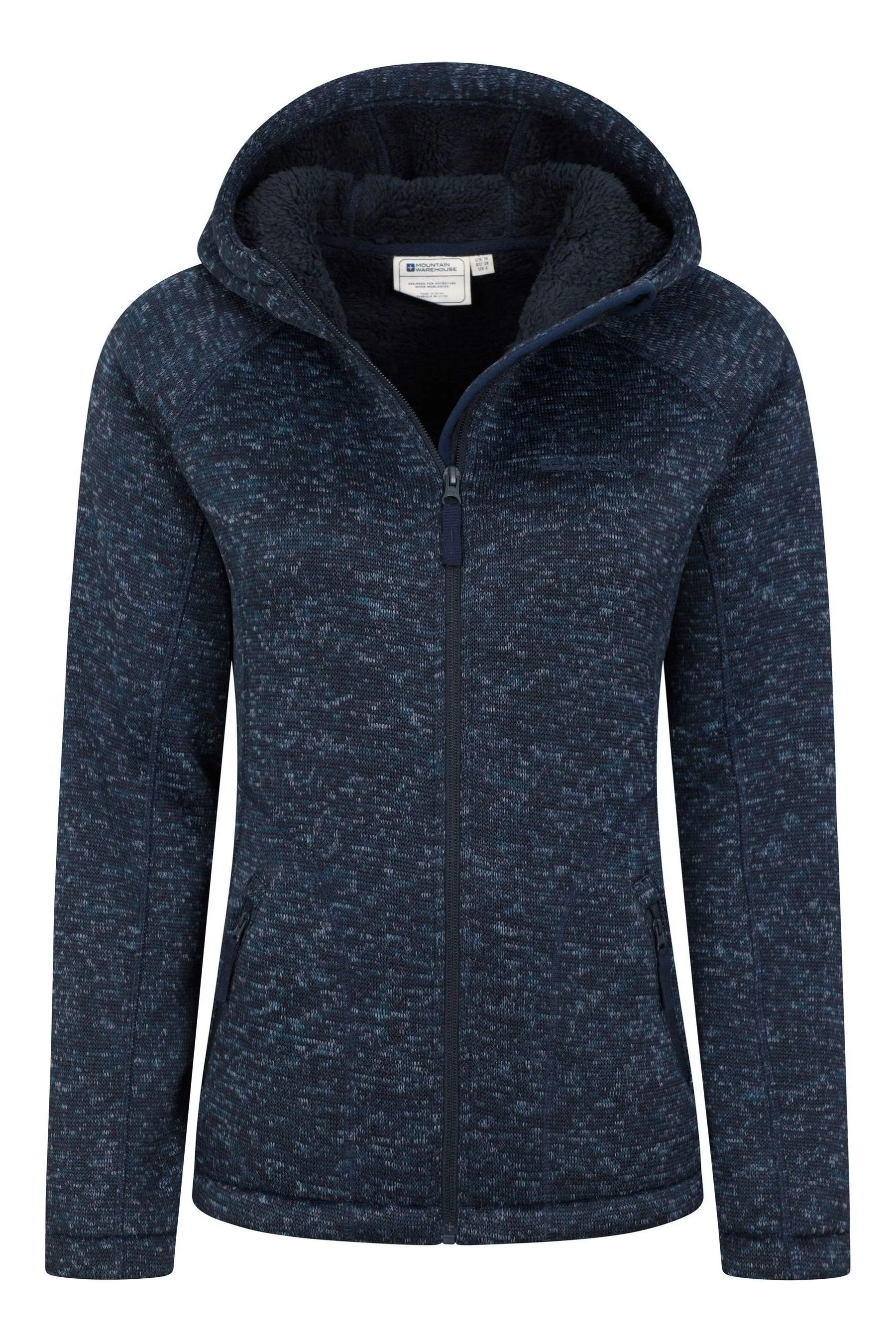 Mountain Warehouse - Nevis - Felpa con cappuccio e fodera in sherpa    