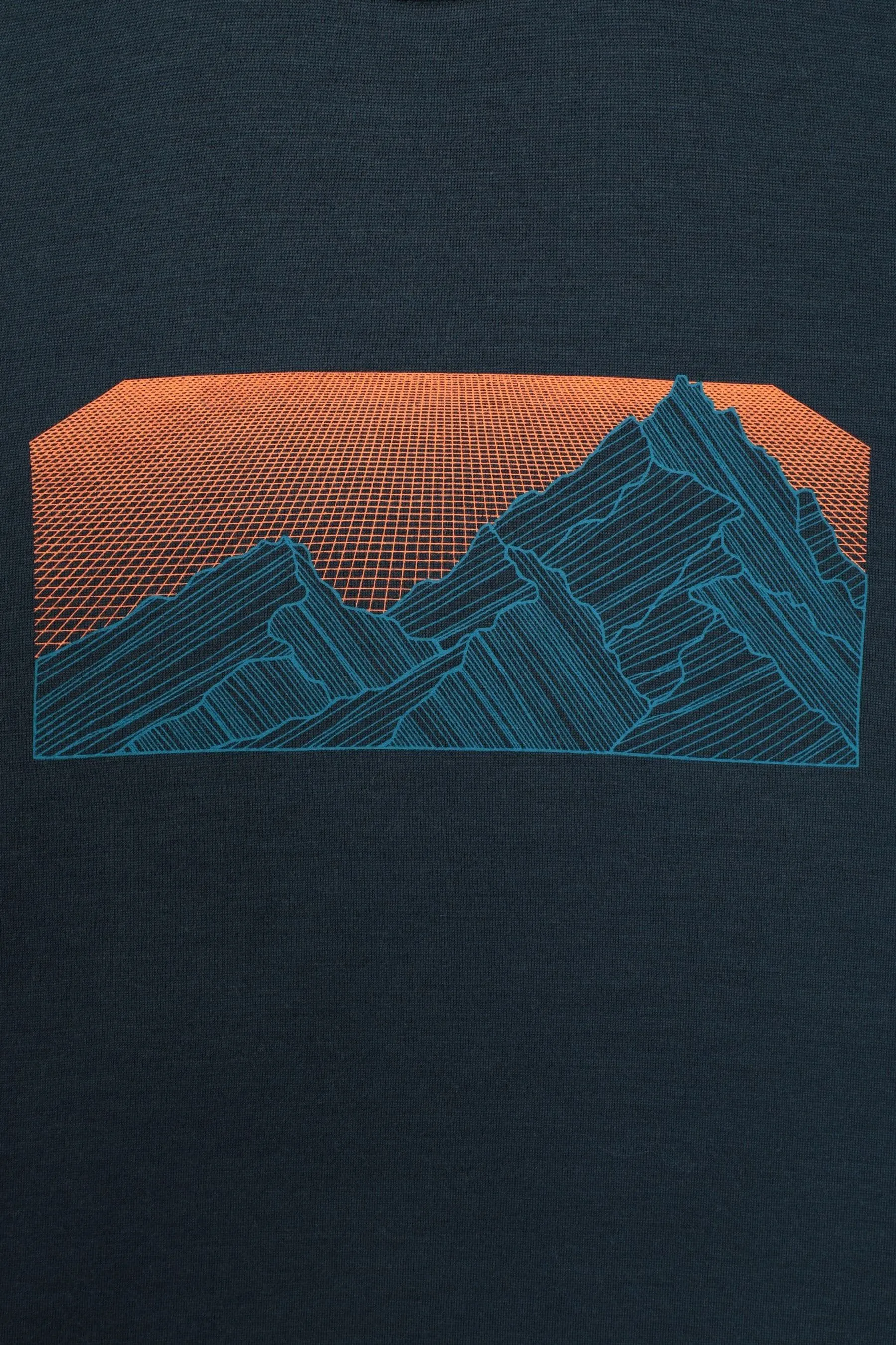 Mountain Warehouse Uomo Quest - T-shirt termica in lana merino stampata